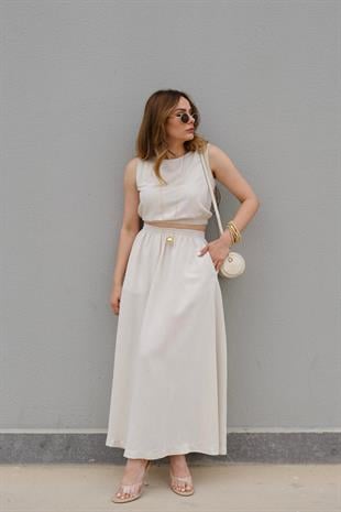 Pelin Yıldız Butik | Fiona Crop Takım | Kadın Giyim