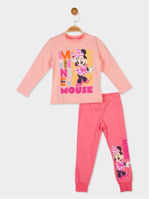 Minnie Mouse Lisanslı Kız Çocuk Pijama Takımı 20237