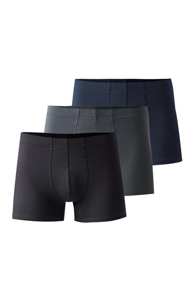 josejuan 3lü Erkek Boxer Koton Likralı 1004