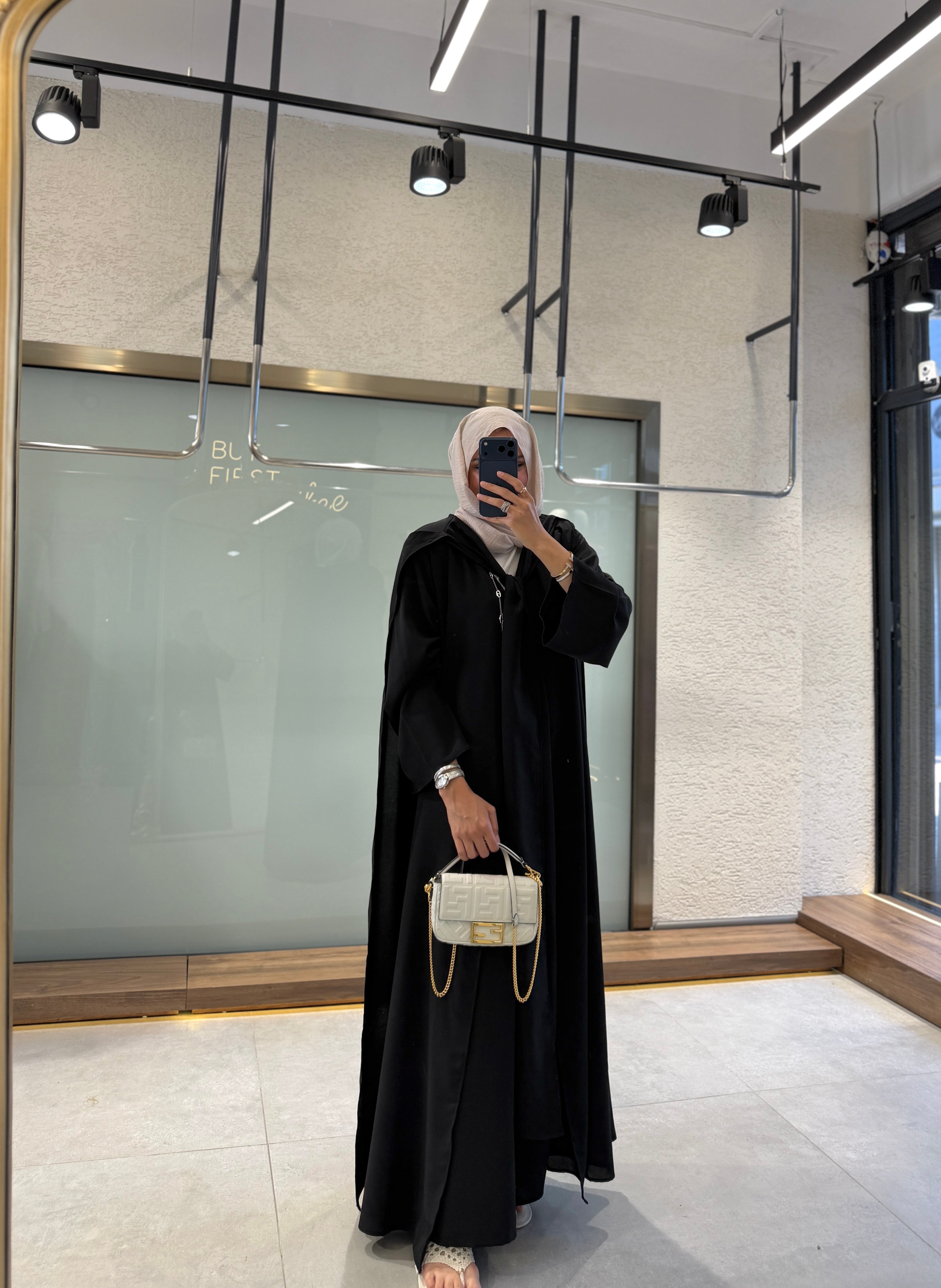 Nilüfer Abaya-Siyah