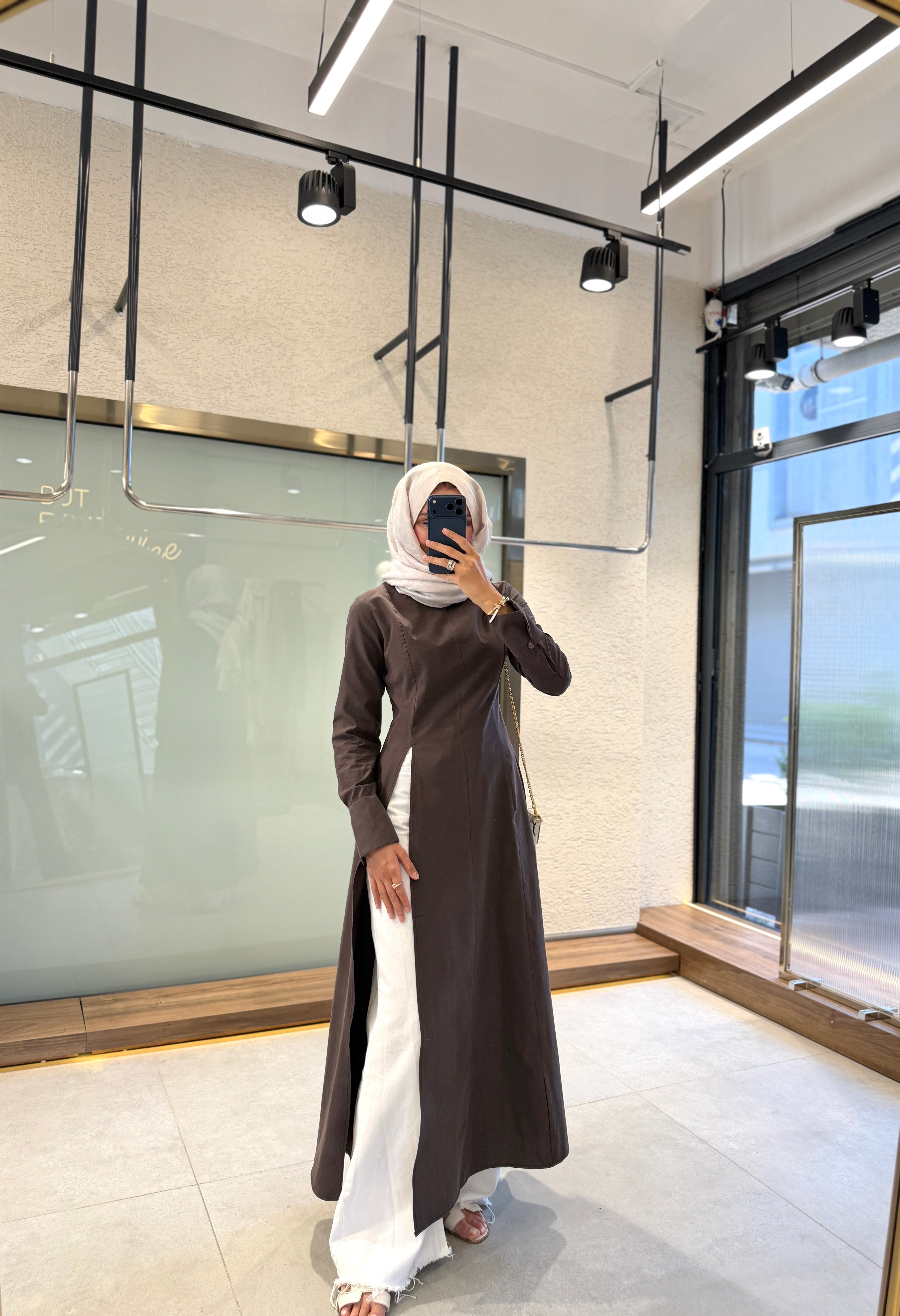 Blanche Tunik/Elbise - Kahve
