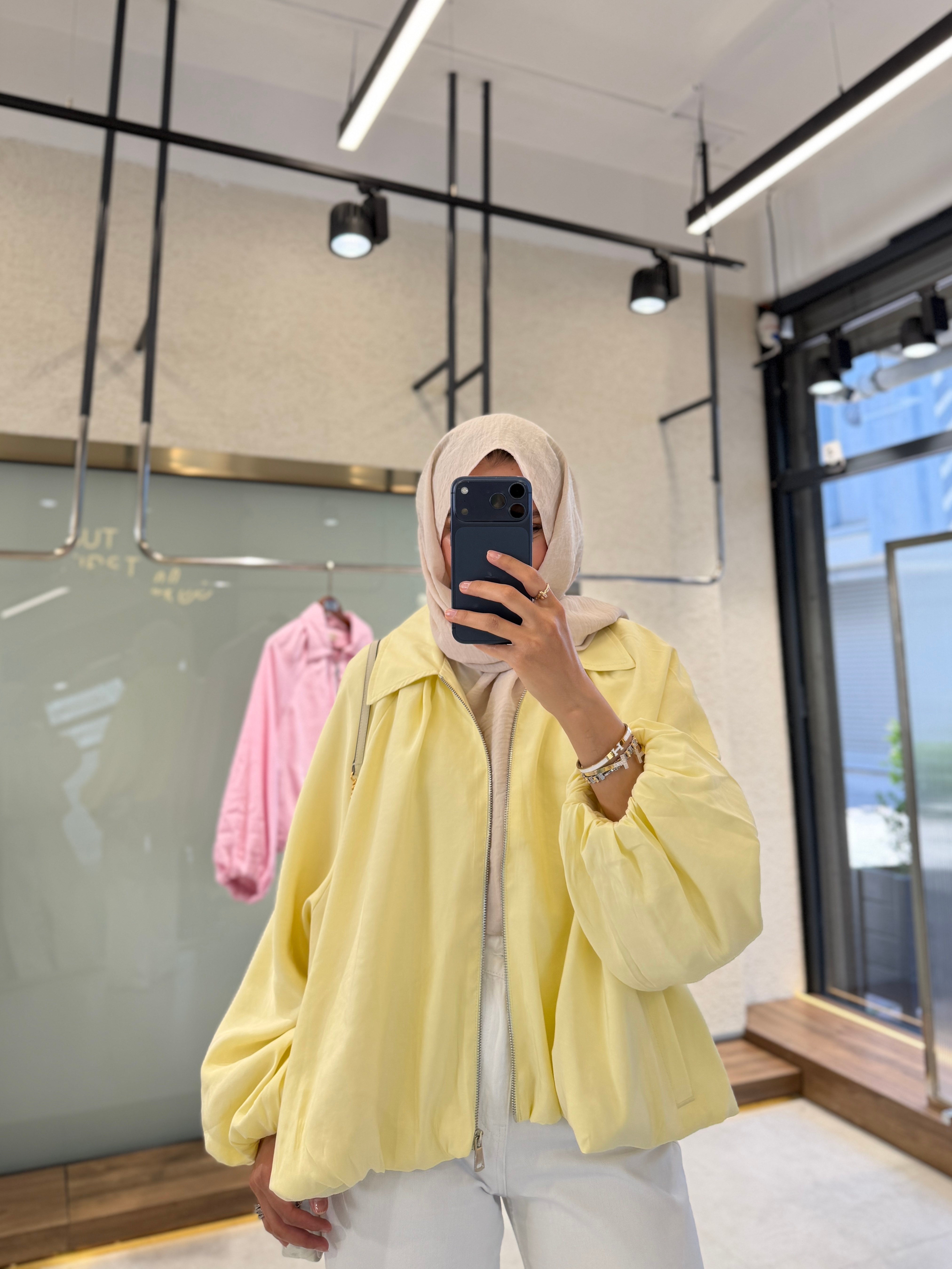 Nova Bomber Ceket - Sarı