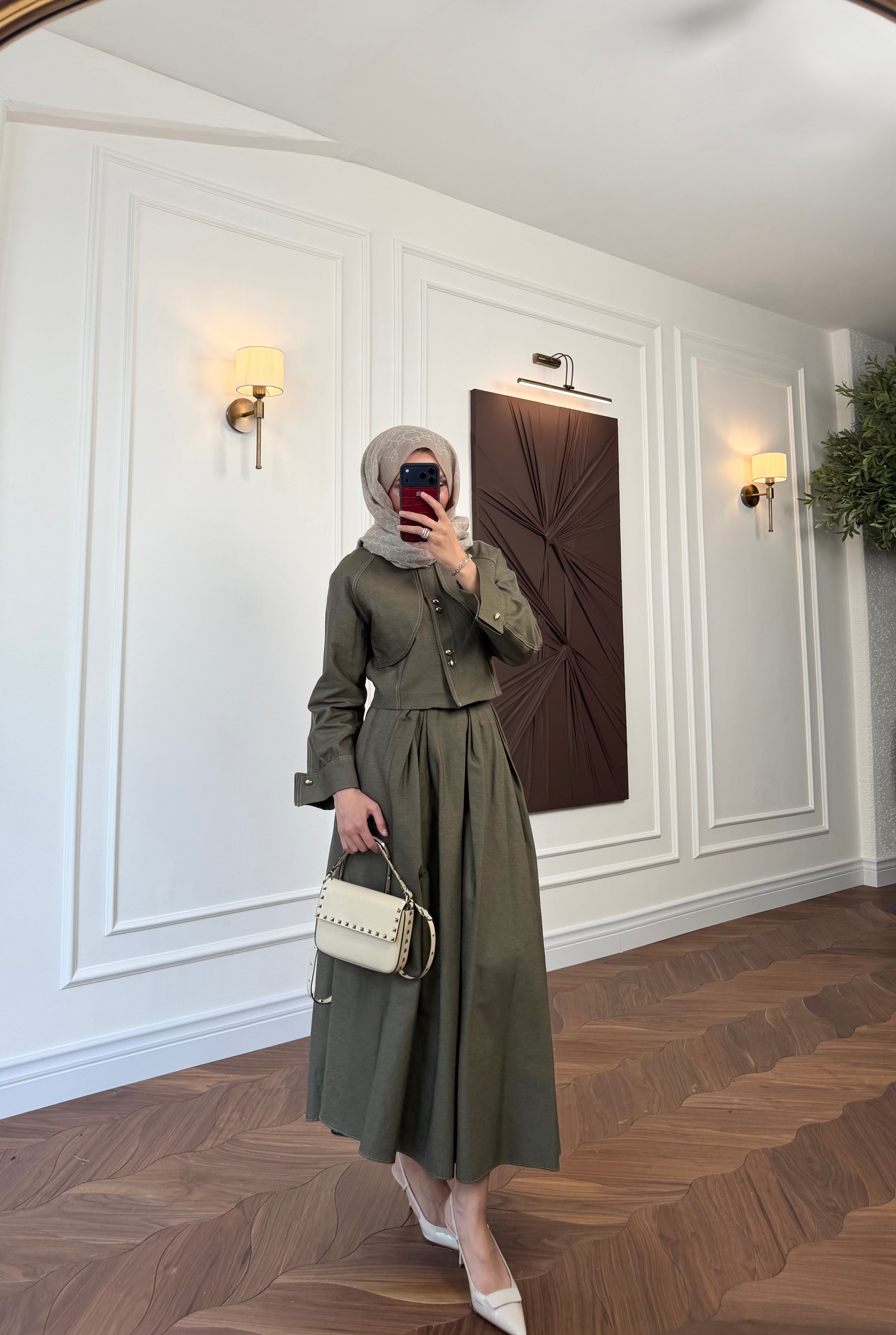 Verda Denim Takım - Haki 