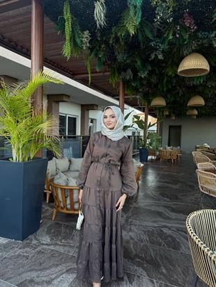 City Dress - Kahve