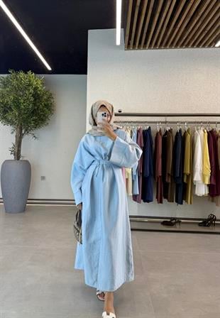 İzel Elbise - Mavi