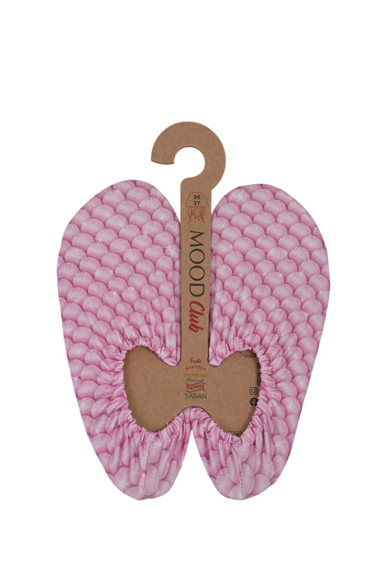 Mood Club-Pink Pearl Deniz Ayakkabısı ve Çok Amaçlı Kaydırmaz Havuz Patiği