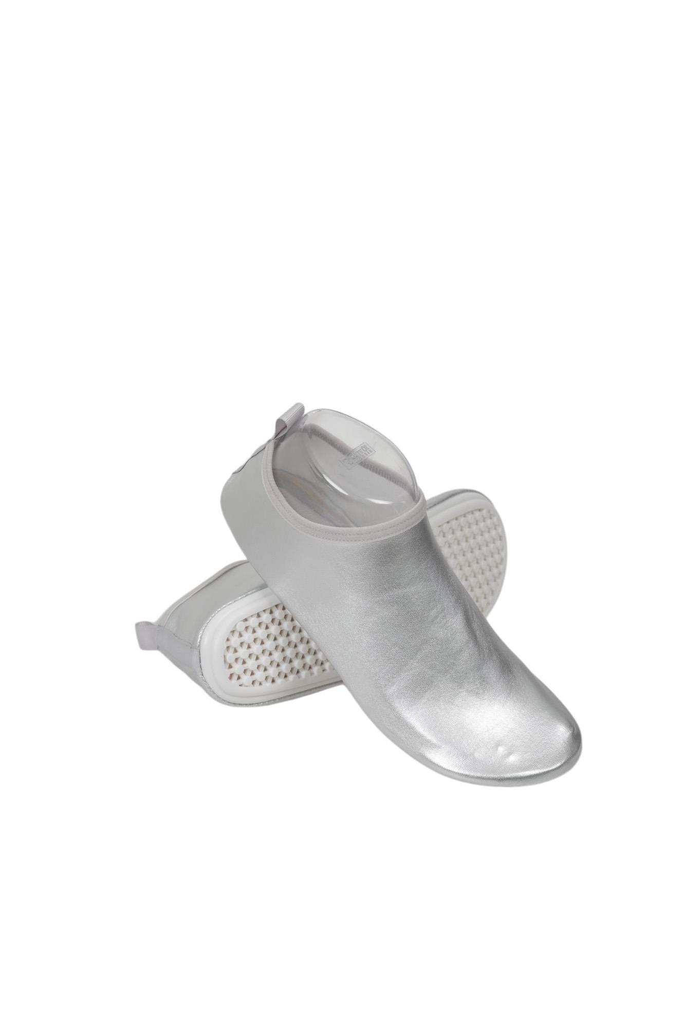 Mood Club-Beyaz Parlak Kalın Taban Çok Amaçlı Kaydırmaz Deniz Ayakkabısı