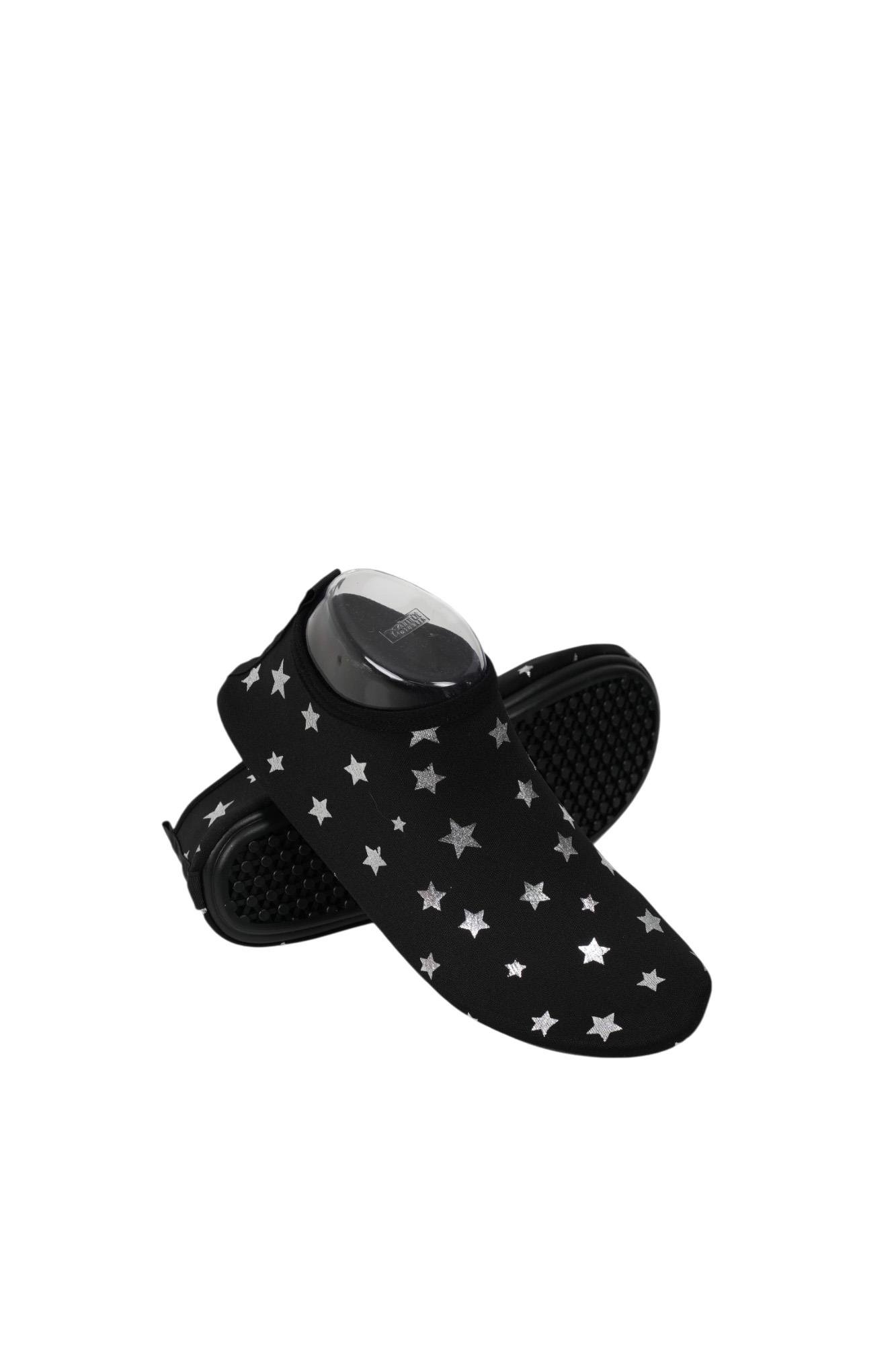 Mood Club-Black Star Kalın Taban Çok Amaçlı Kaydırmaz Deniz Ayakkabısı