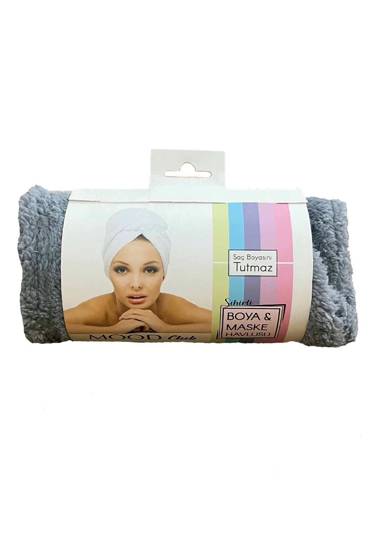 Boya ve Maske Havlusu Koyu Gri