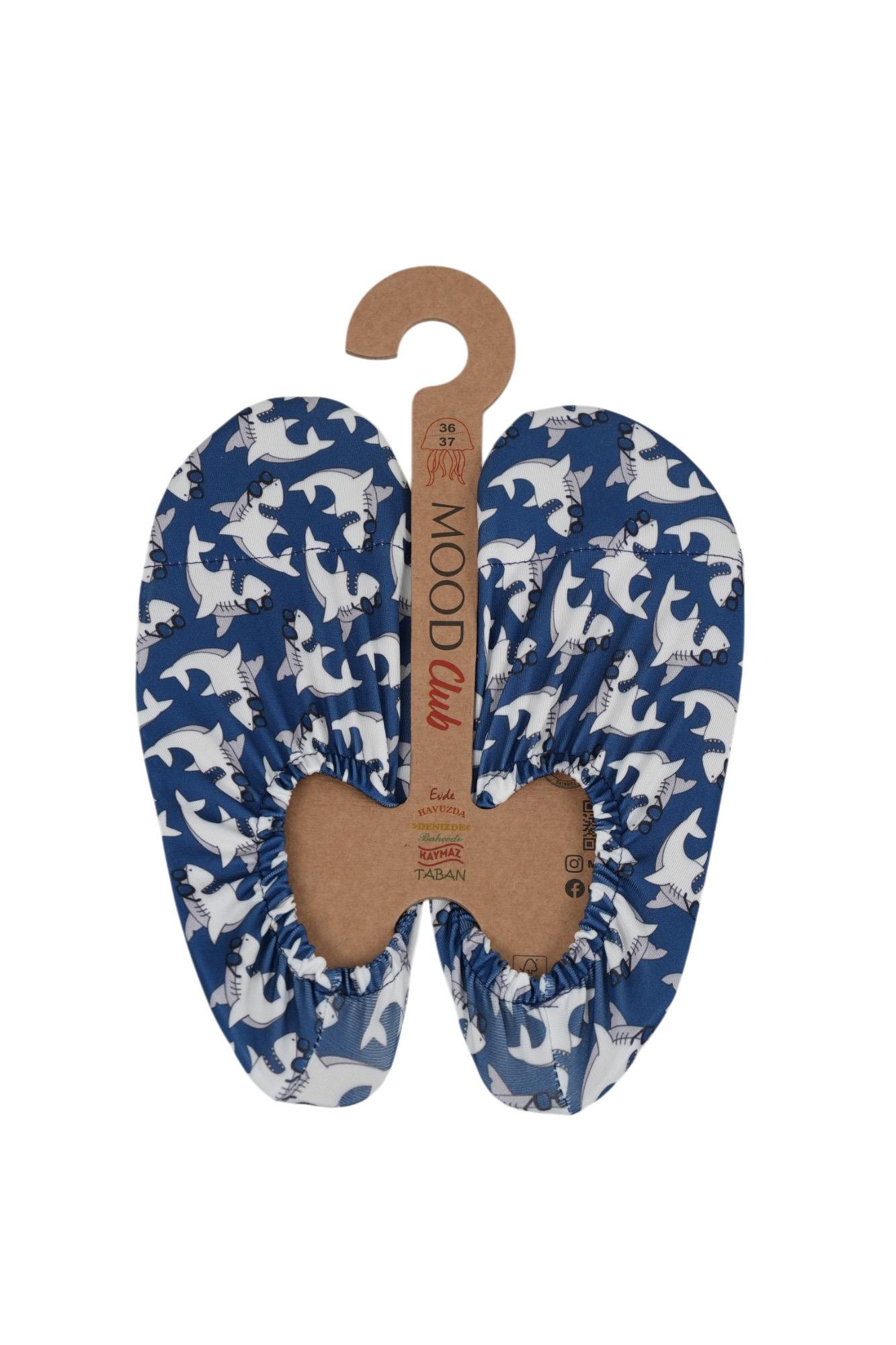 Mood Club-Gülen Balina Deniz Ayakkabısı ve Çok Amaçlı Kaydırmaz Havuz Patiği