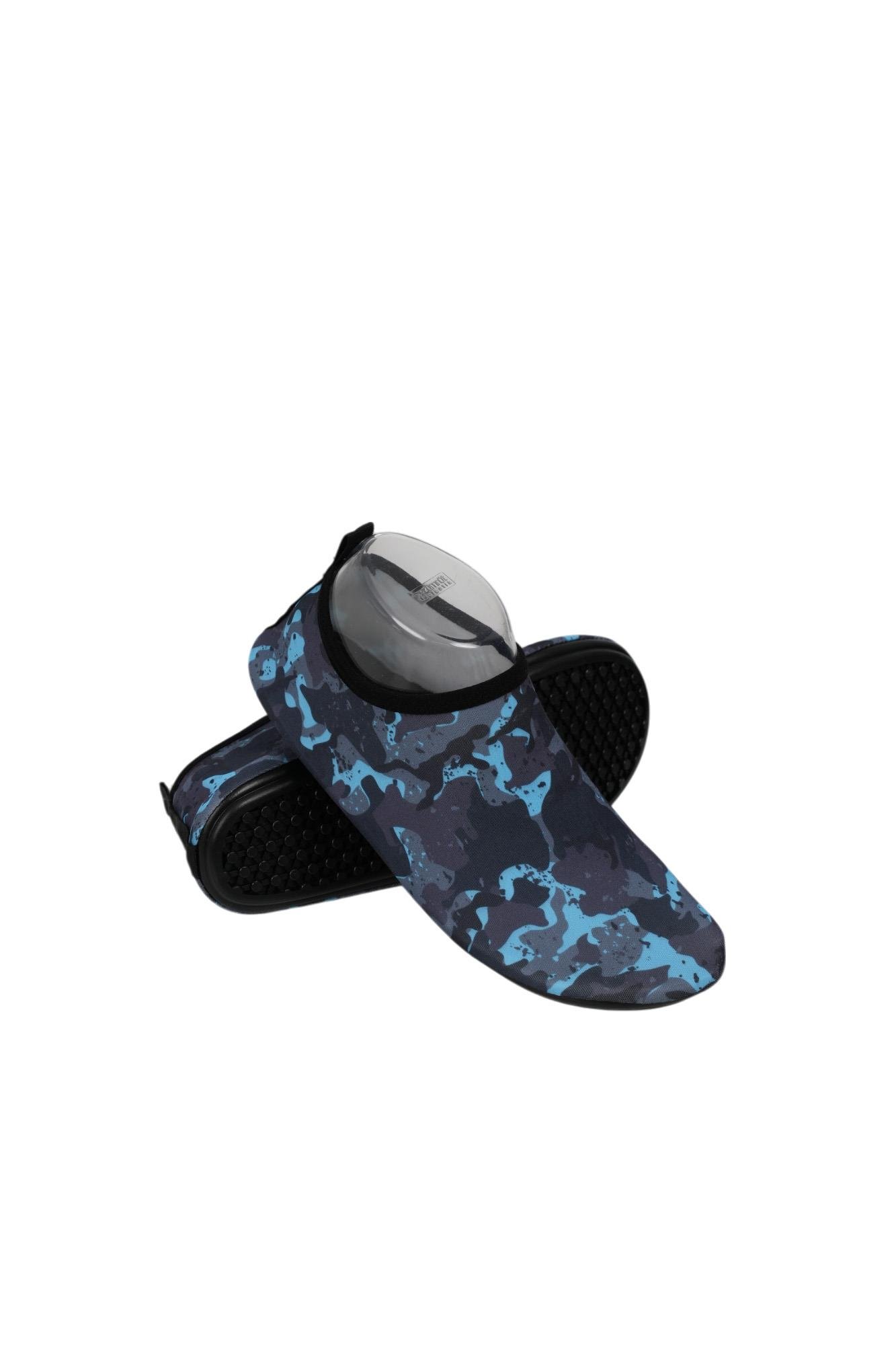 Mood Club-Mavi Leke Kalın Taban Çok  Amaçlı Kaydırmaz Deniz Ayakkabısı