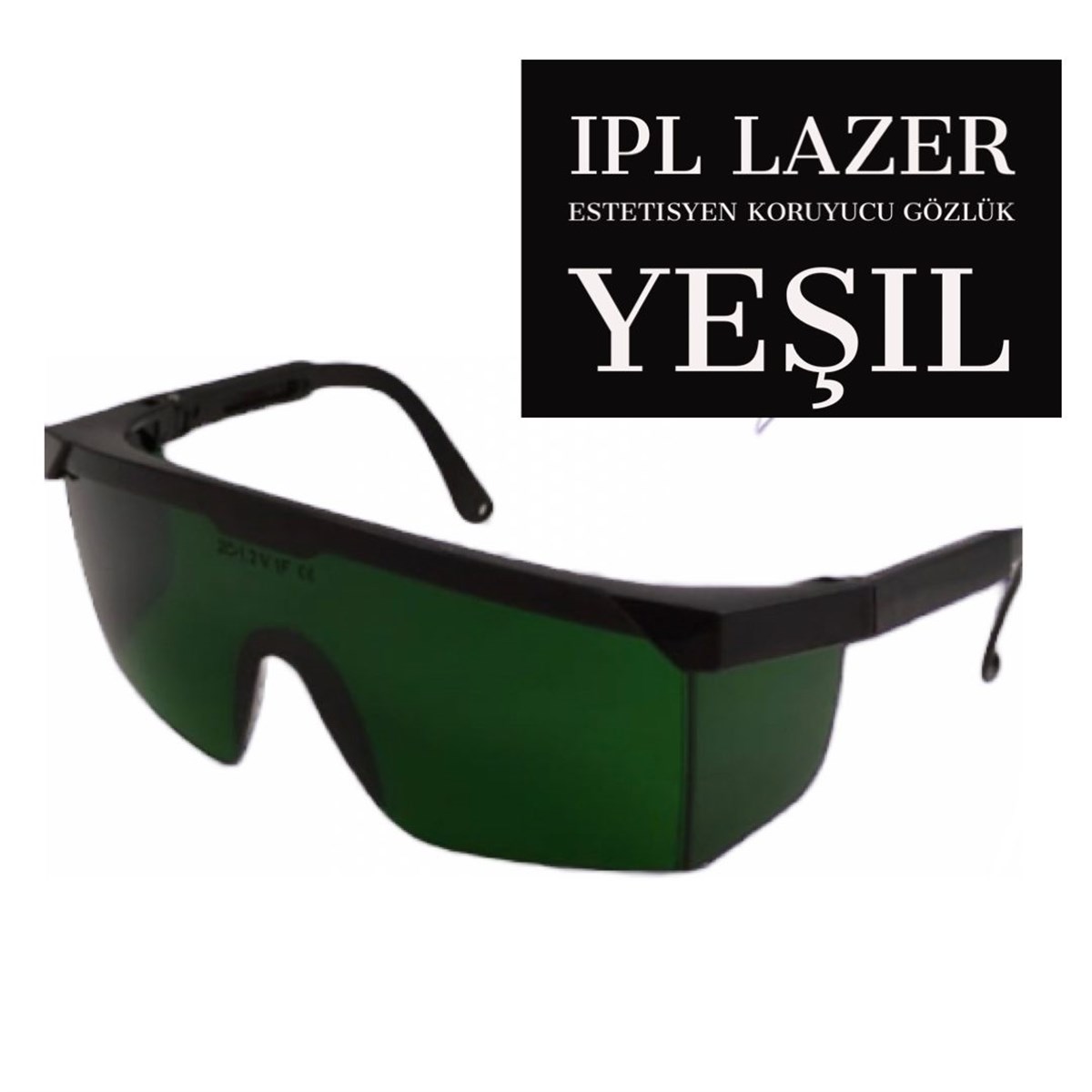Lazer Estetisyen Koruma Gözlüğü Yeşil