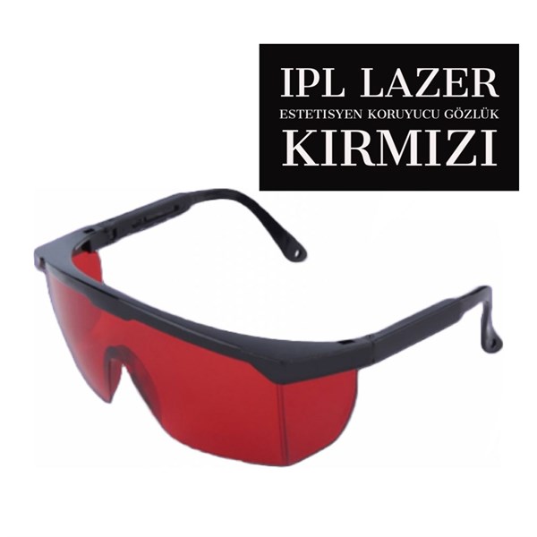 Lazer Estetisyen Koruma Gözlüğü KırmızıSARF MALZEME LİNA TEKSTİL TASARIMLazer Estetisyen Koruma Gözlüğü Kırmızı