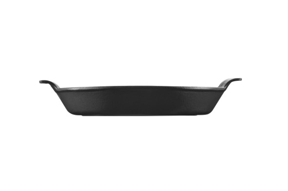 Voeux Elegance Oval Handle Pan 20 cm Black & Wooden Hot Pad