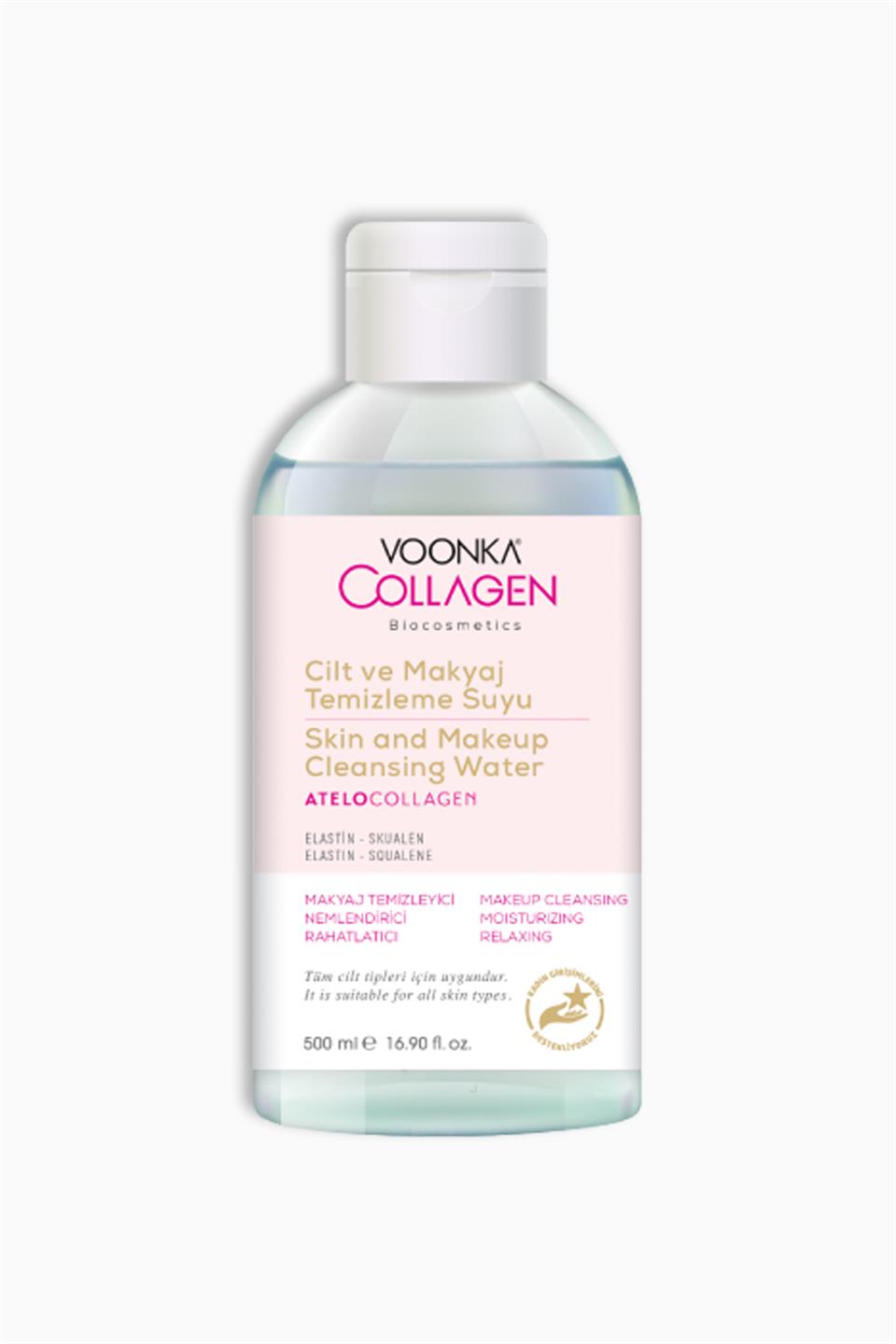  Voonka Biocosmetics Cilt ve Makyaj Temizleme Suyu 500 ml | Voonka | 