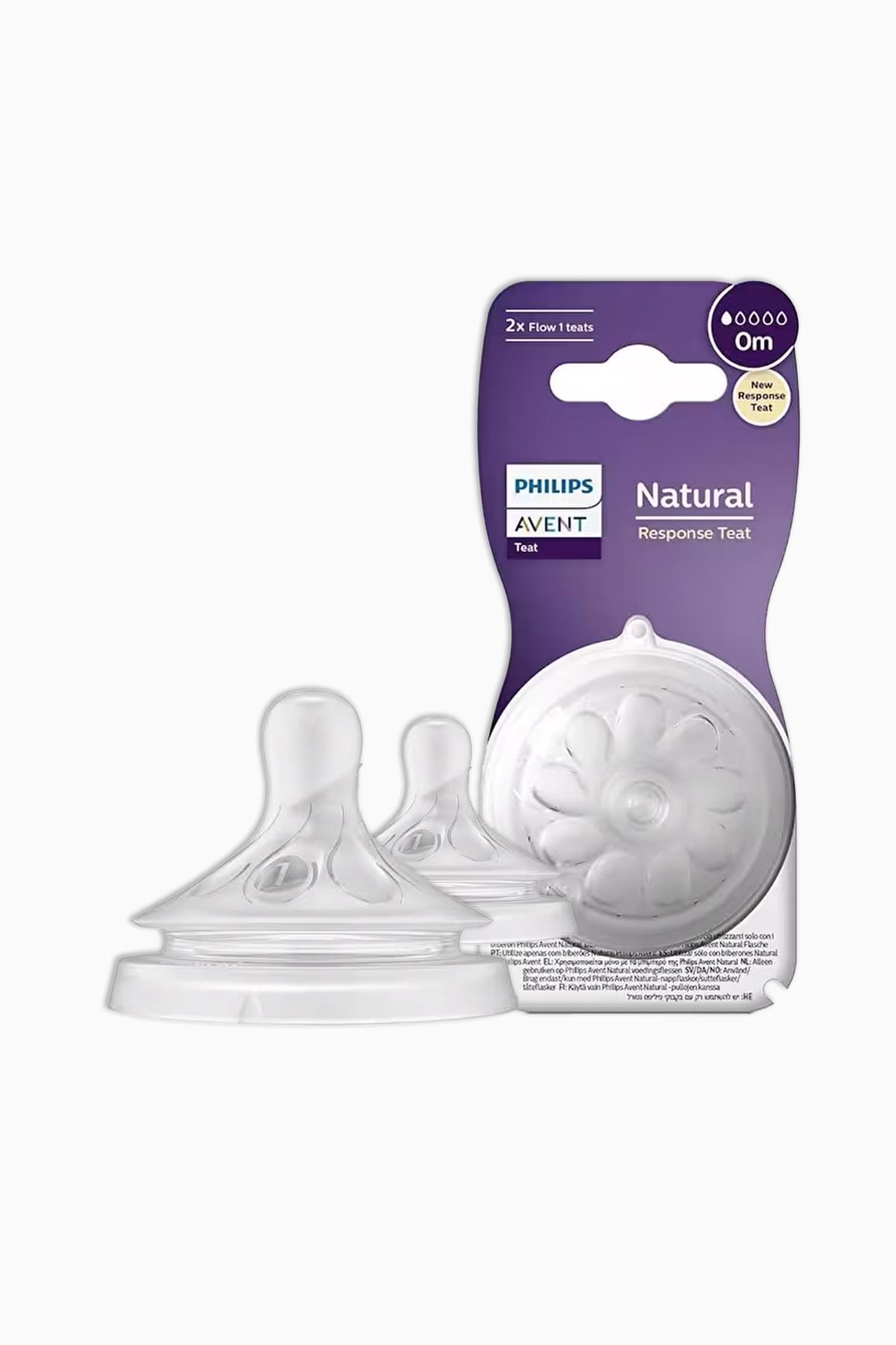 Avent Natural Response Biberon Emziği 1 Numara 0+ Ay 2li