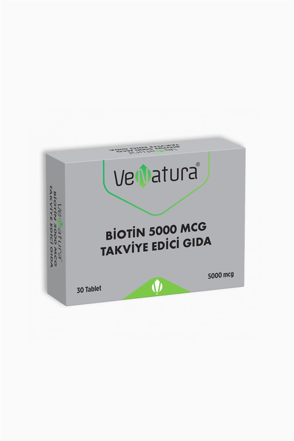 Venatura Biotin 5000 mcg 30 Tablet