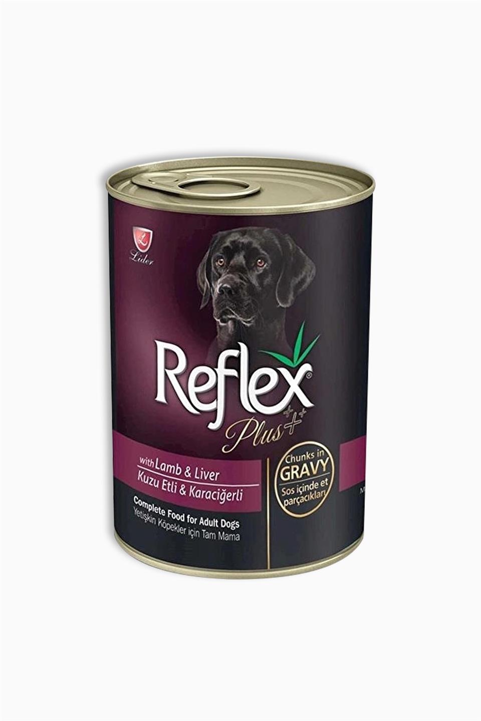 Reflex Plus Kuzulu Karaciğerli Köpek Konservesi 400 Gr