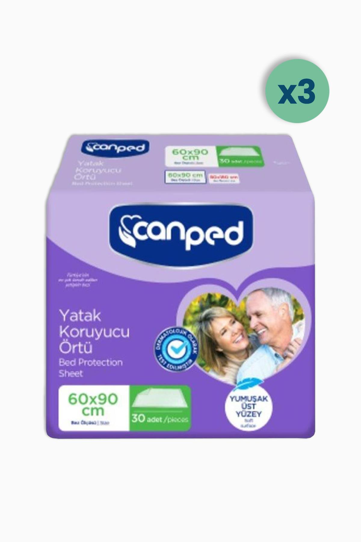 Canped Yatak Koruyucu 60x90 cm 30lu 3 Adet