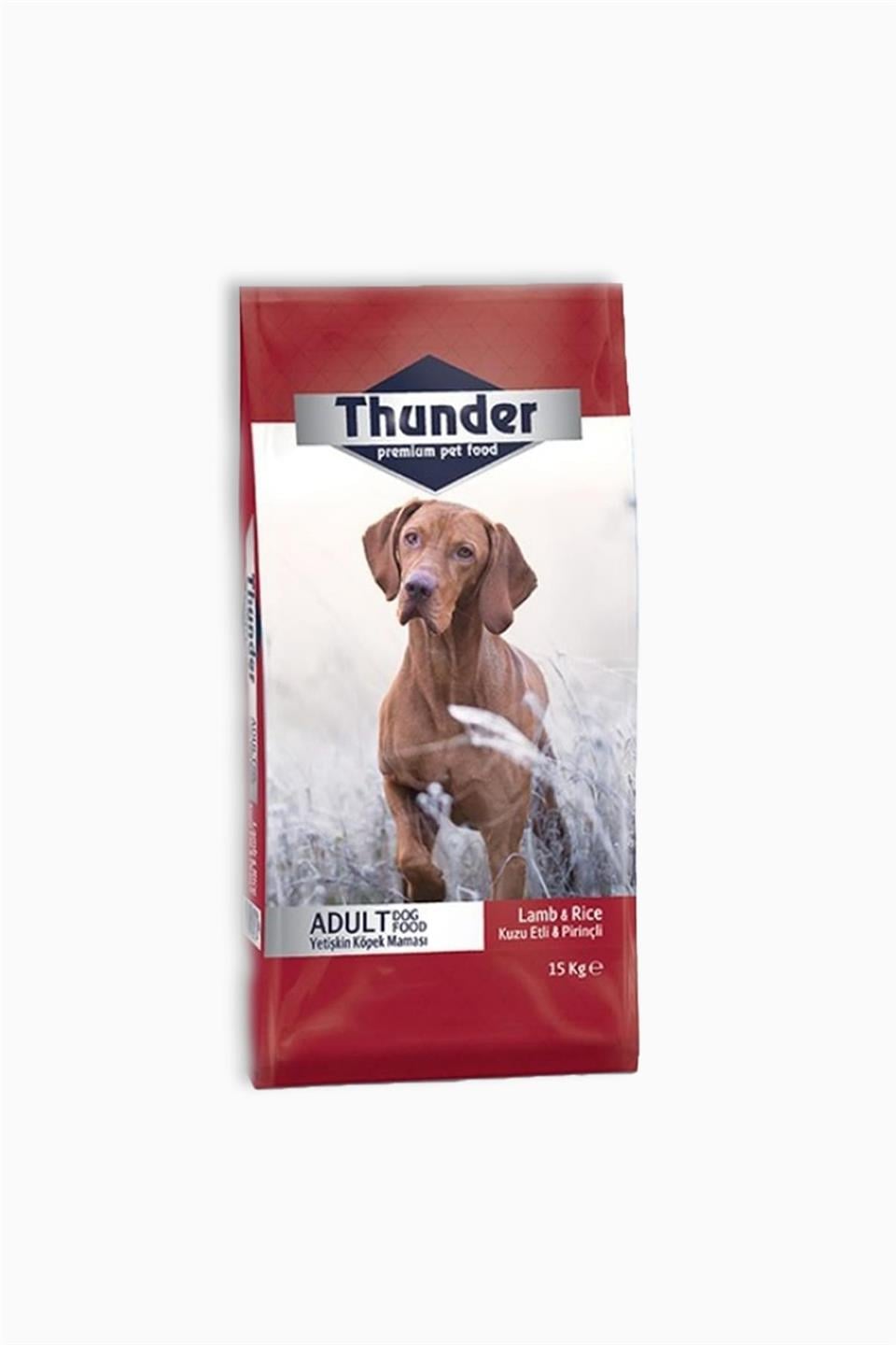Thunder Kuzulu Yetişkin Köpek Maması 15 Kg