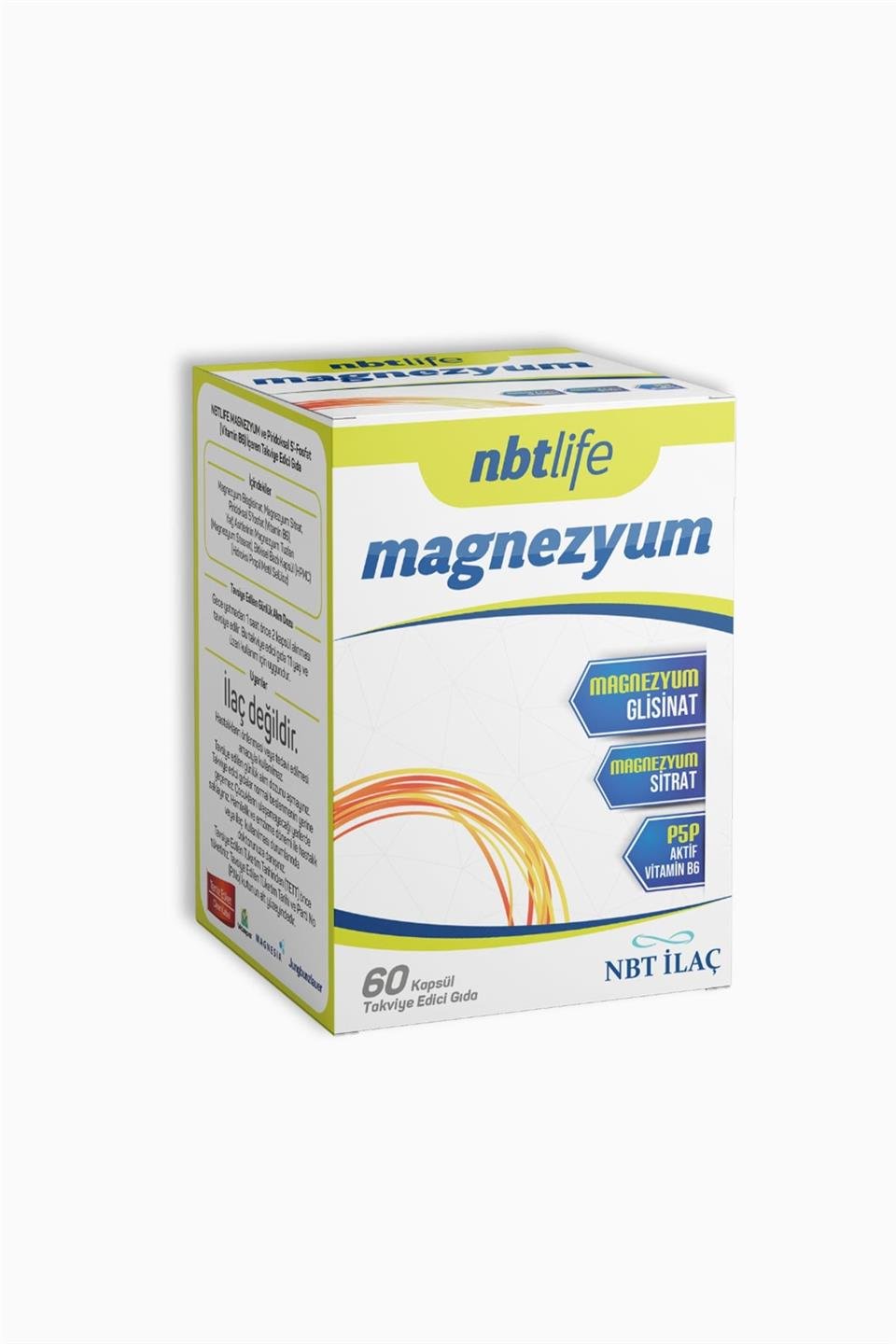 NBT Life Magnezyum Bisglisinat ve Sitrat 60 Kapsül