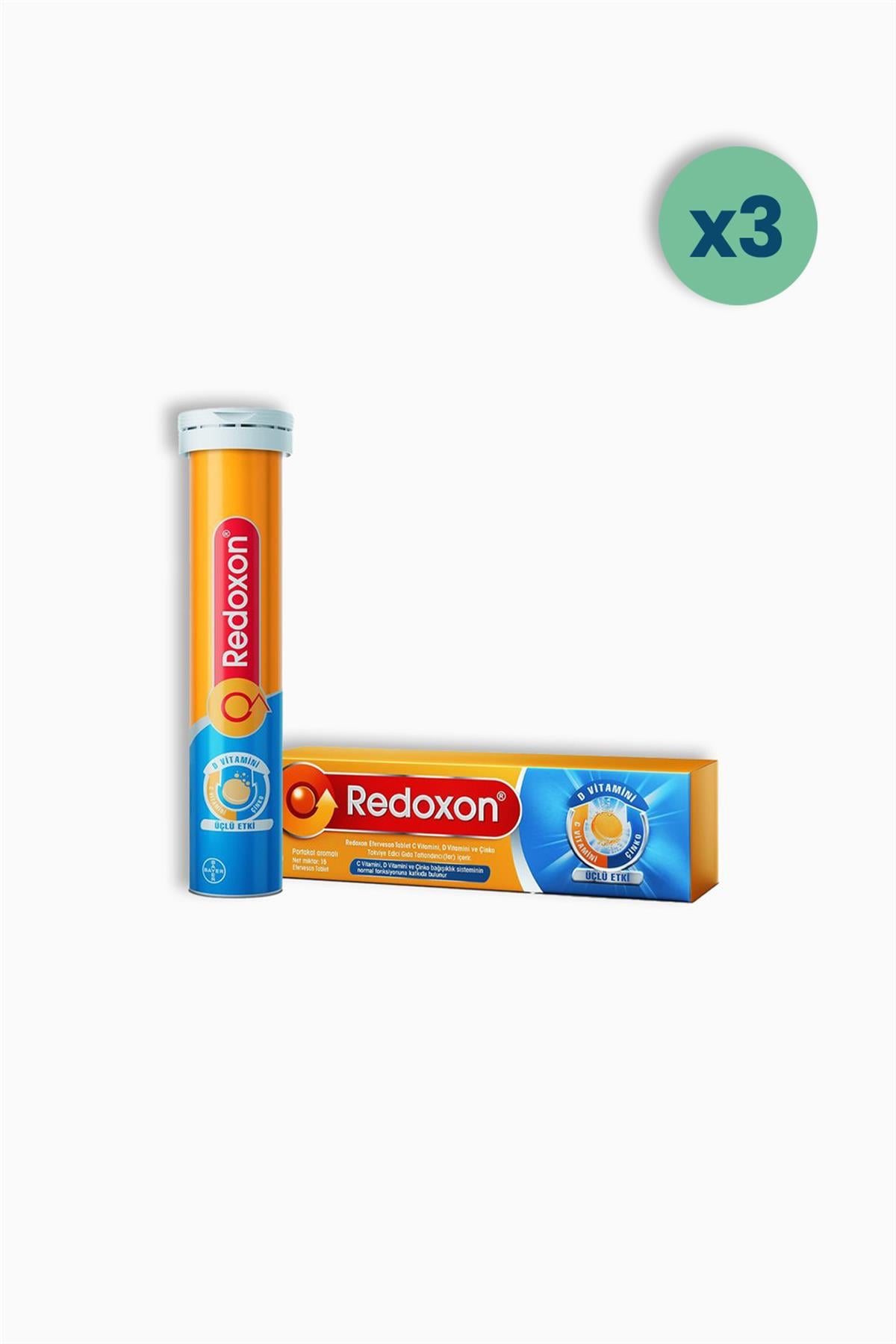 Redoxon 3lü Etkili 15 Efervesan Tablet 3 Adet