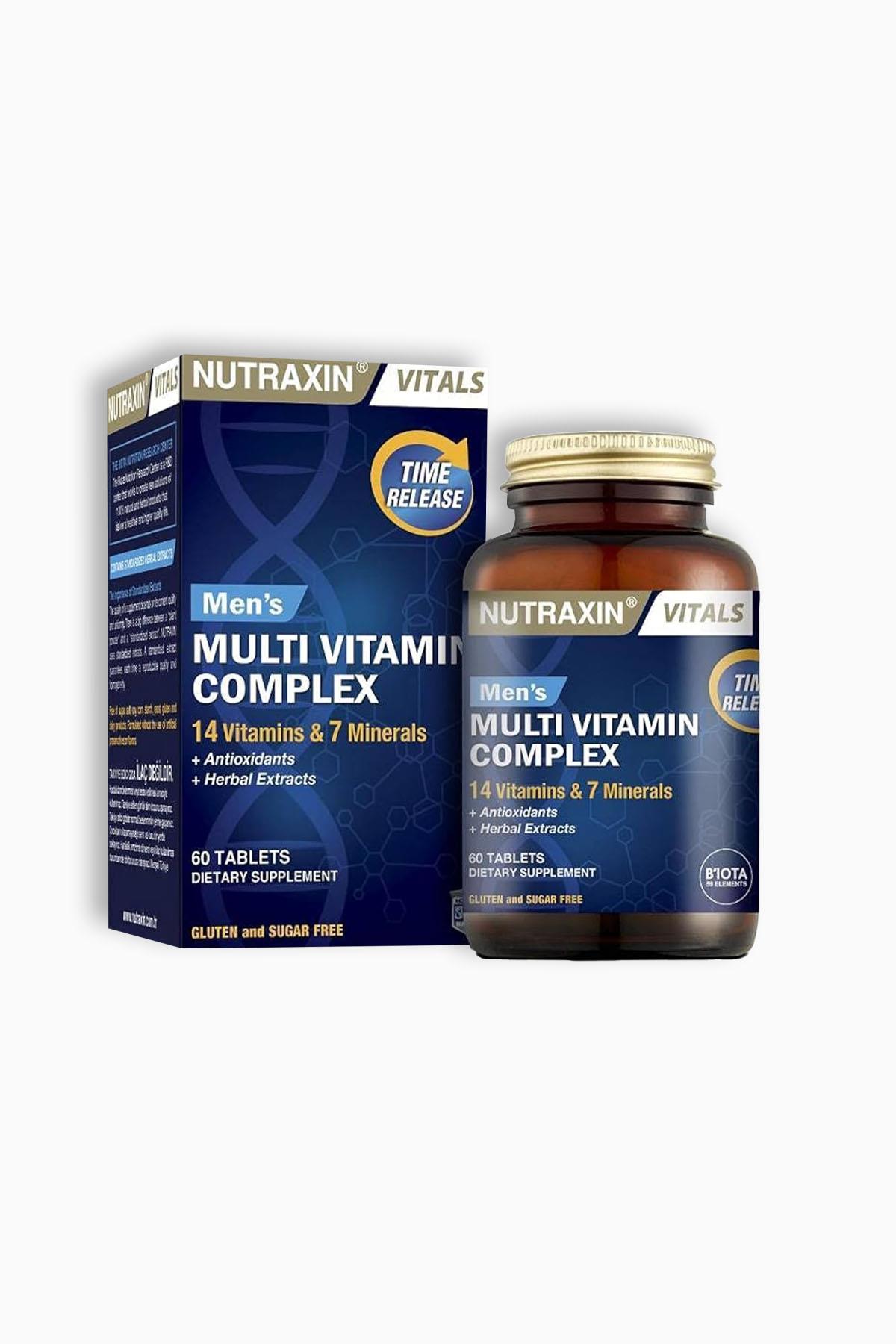 Nutraxin Mens Multi Vitamin Complex 60 Tablet