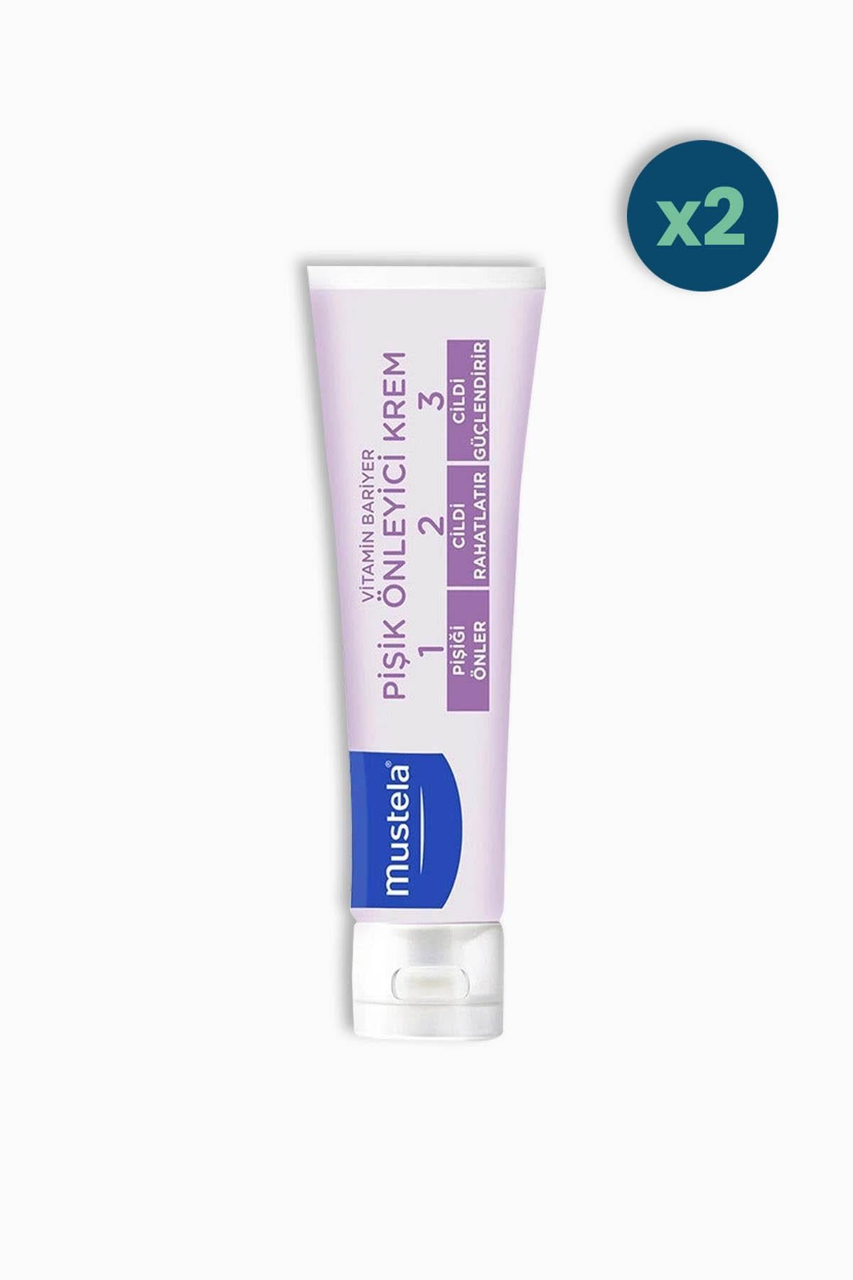 Mustela Vitamin Barrier 1.2.3 Pişik Kremi 50 ml 2 Adet