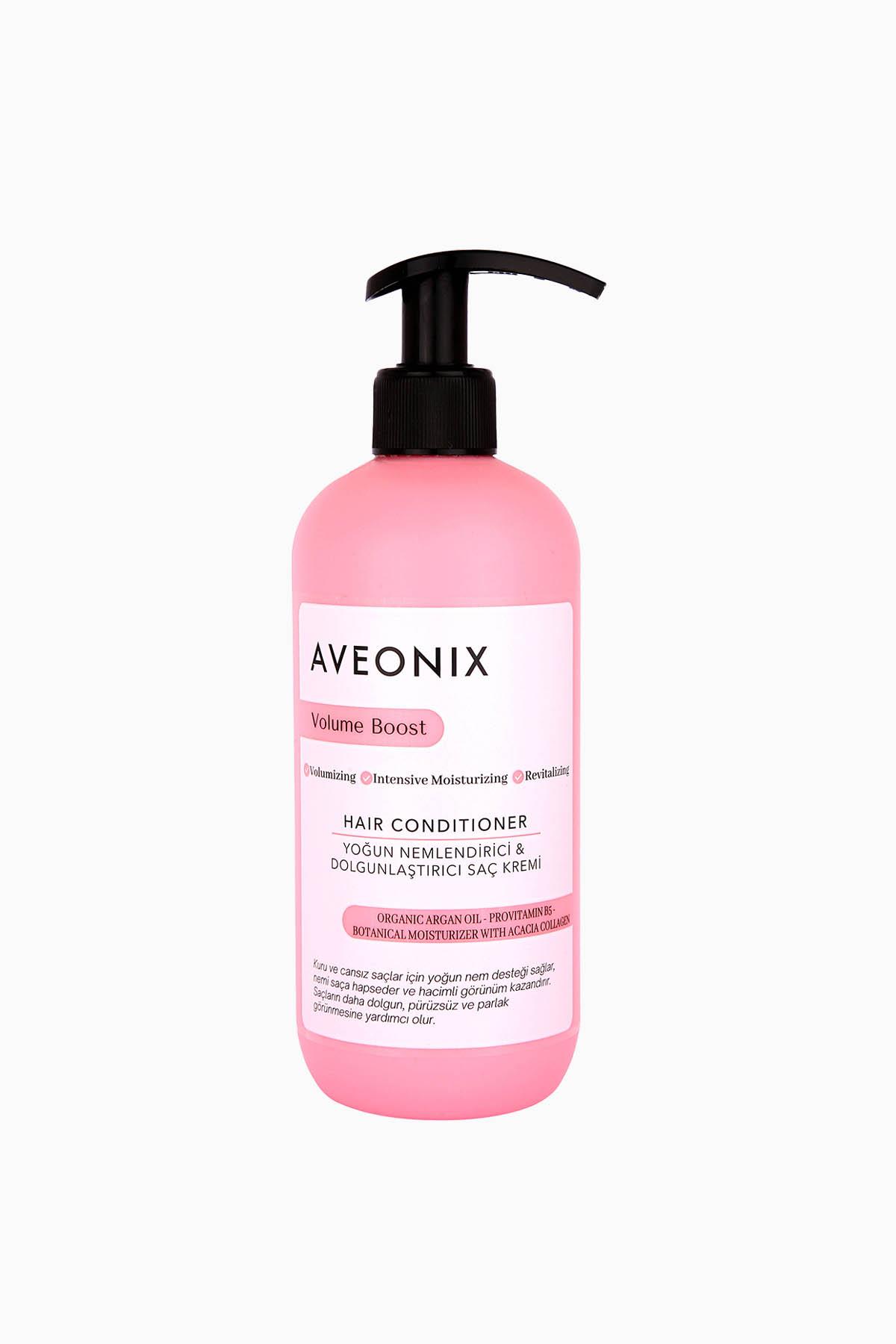 Aveonix Volume Boost Yoğun Nemlendirici ve Dolgunlaştırıcı Saç Kremi 350 ml