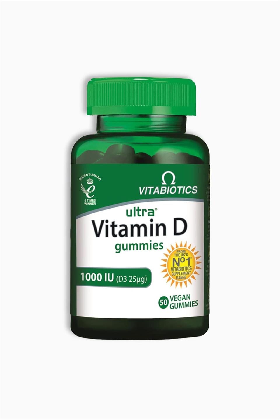 Vitabiotics Ultra Vitamin D Gummies 1000IU 50 Vegan Gummies