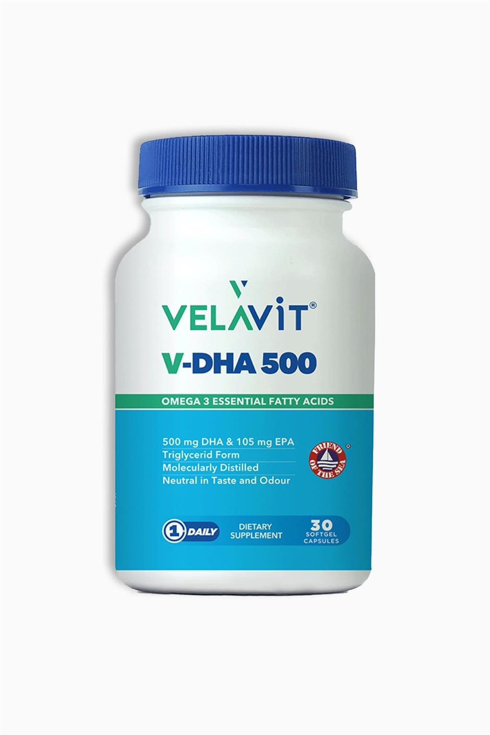 Velavit V-Dha 500 Mg 30 Kapsül