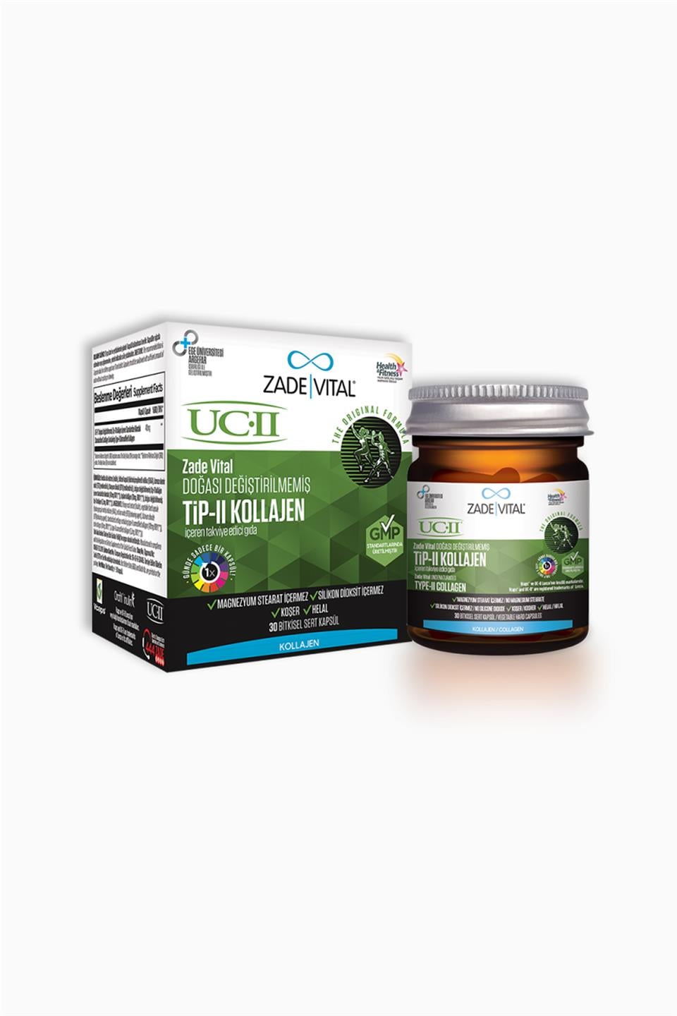 Zade Vital UC-II Tip-II Kolajen 30 Kapsül