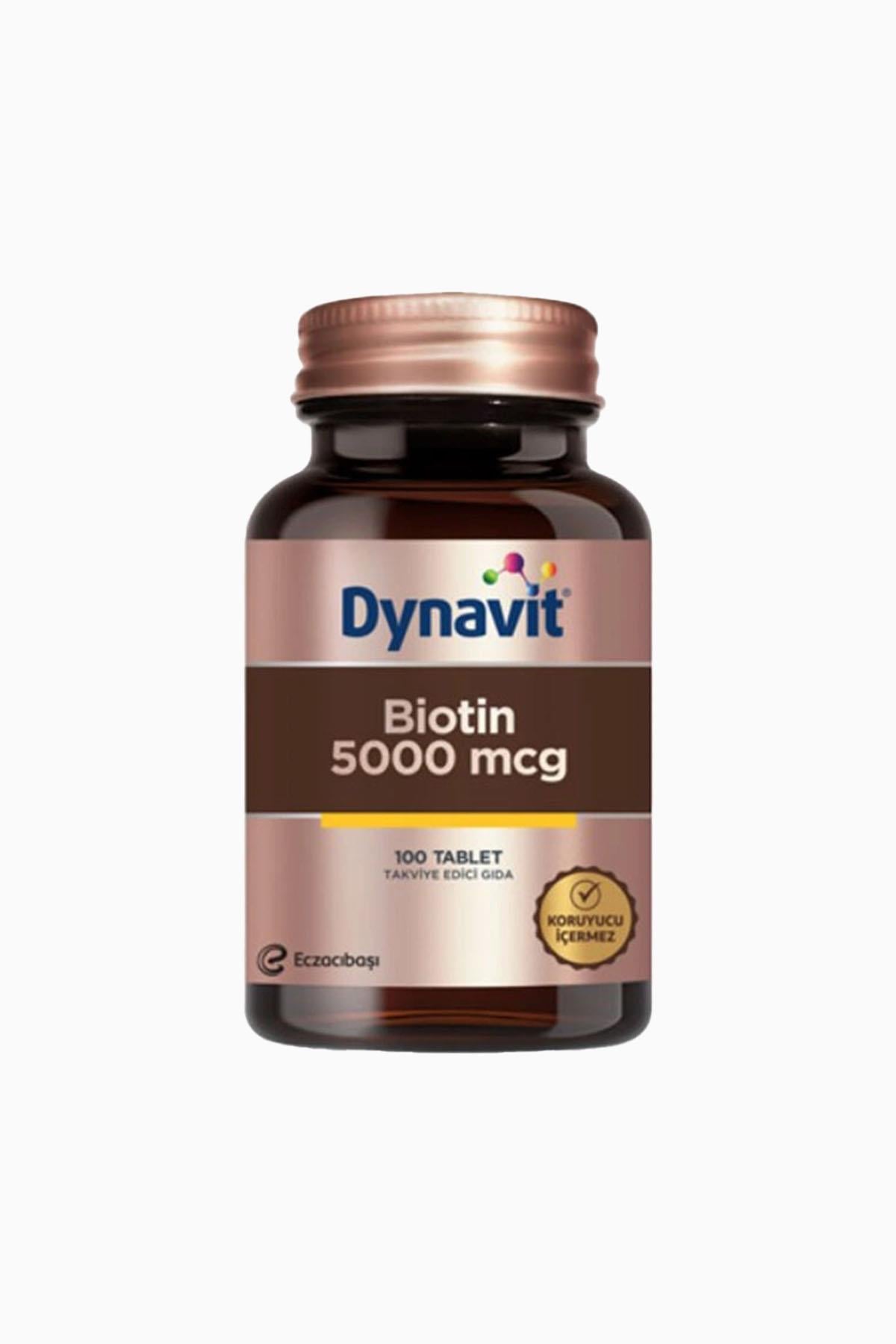 Dynavit Biotin 5000 mcg 100 Tablet