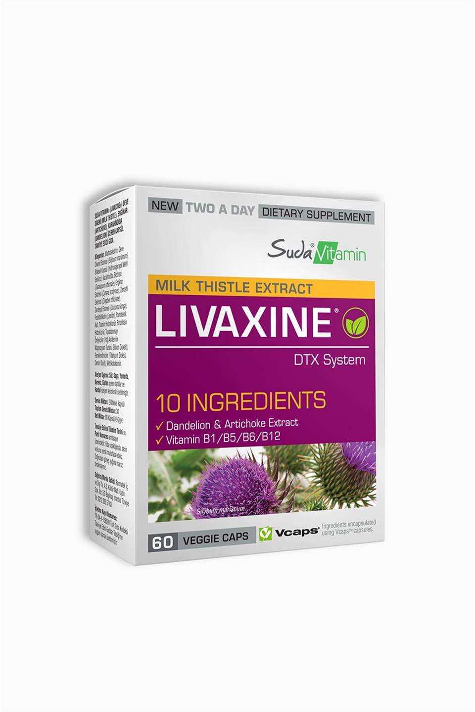 Suda Vitamin Livaxine 60 Kapsül