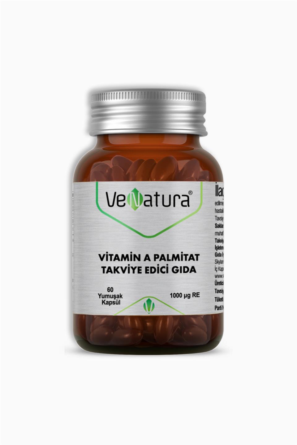 Venatura Vitamin A Palmitat 60 Yumuşak Kapsül