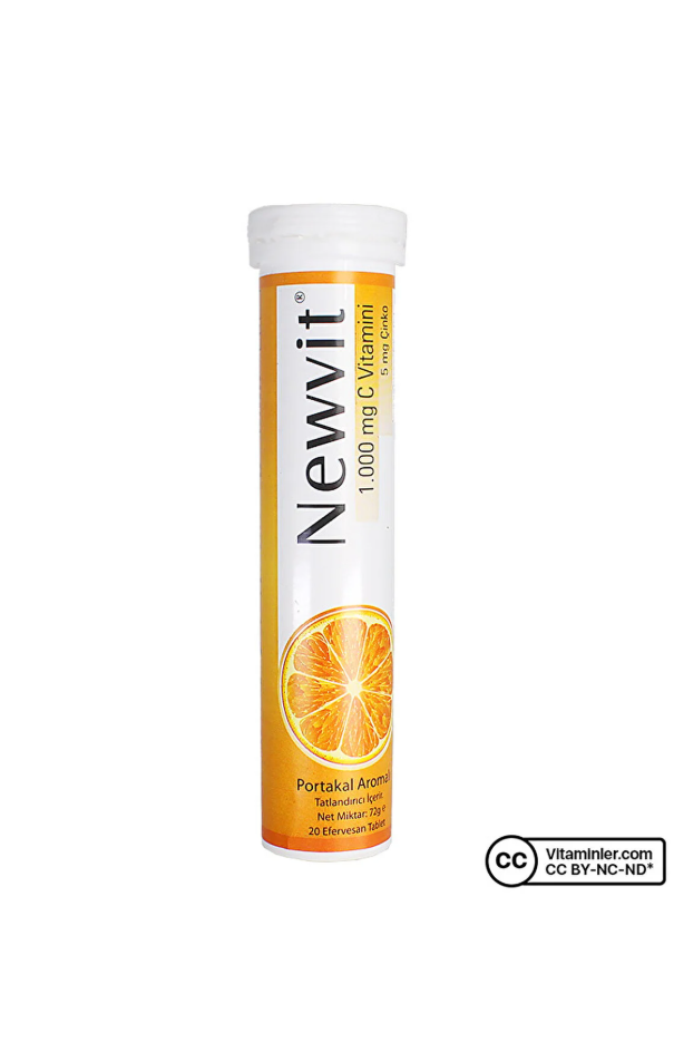 Newvit Vitamin C Çinko 20 Efervesan Tablet