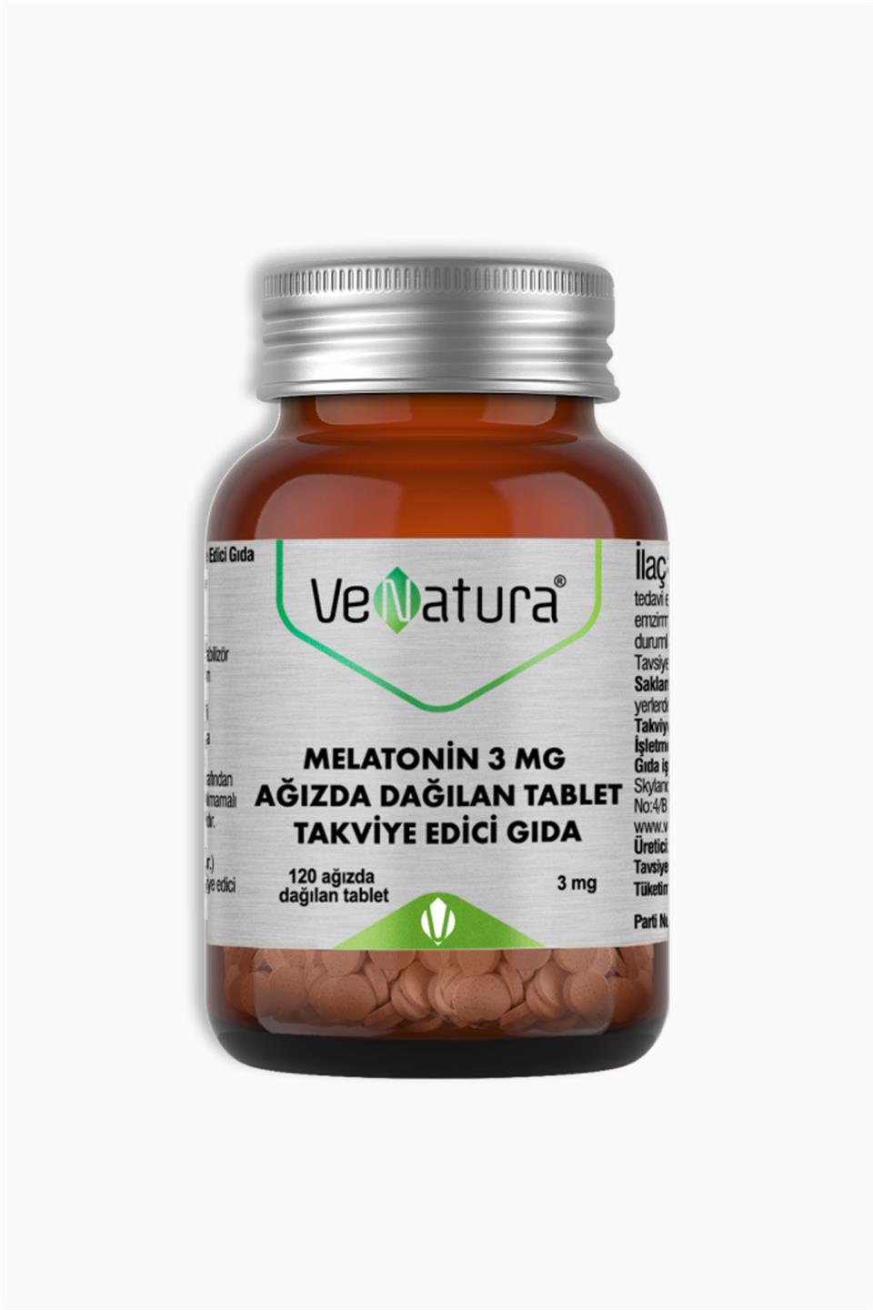 Venatura Melatonin Ağızda Dağılan 3 mg 120 Tablet