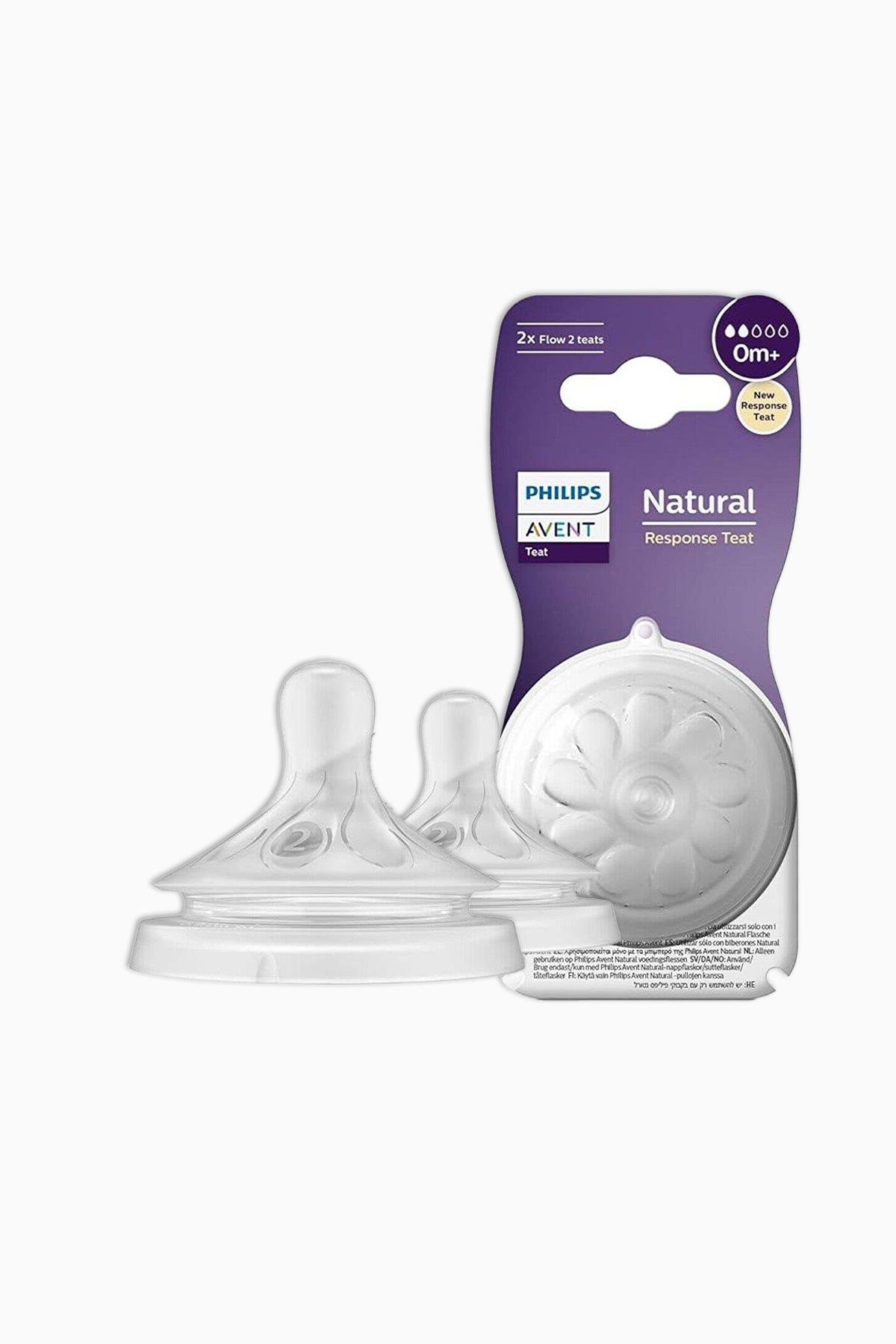 Avent Natural Response Biberon Emziği 2 Numara +0 Ay 2li