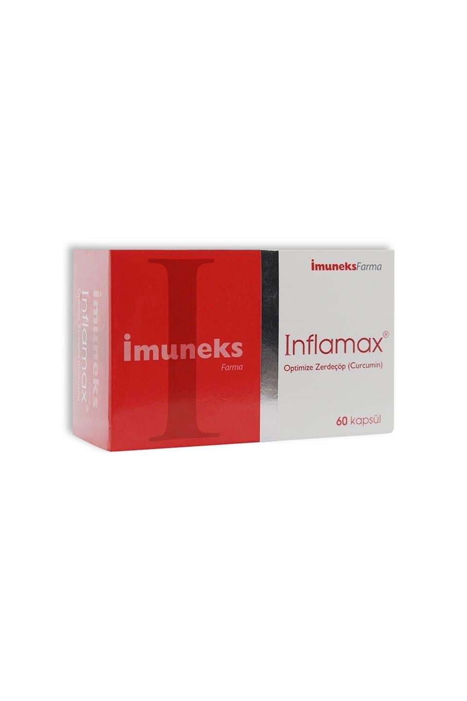 İmuneks İnflamax Optimize Zerdeçöp (Curcumin) 60 Kapsül