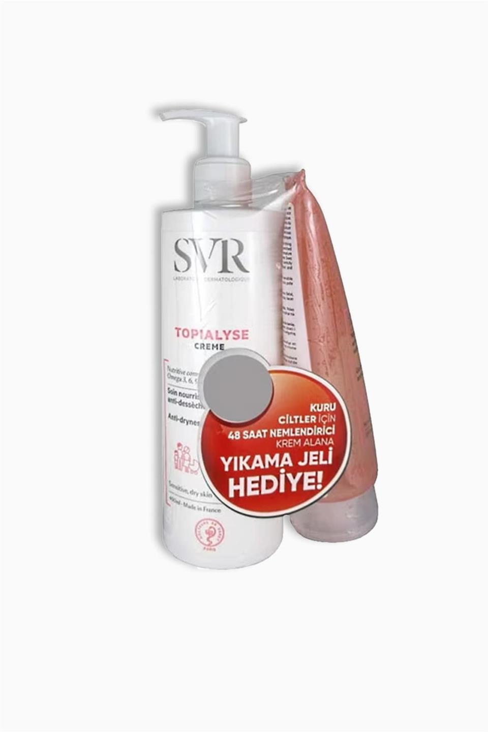 Svr Topialyse Creme 400 ml + Topialyse Gel Lavant 200 ml Kofre