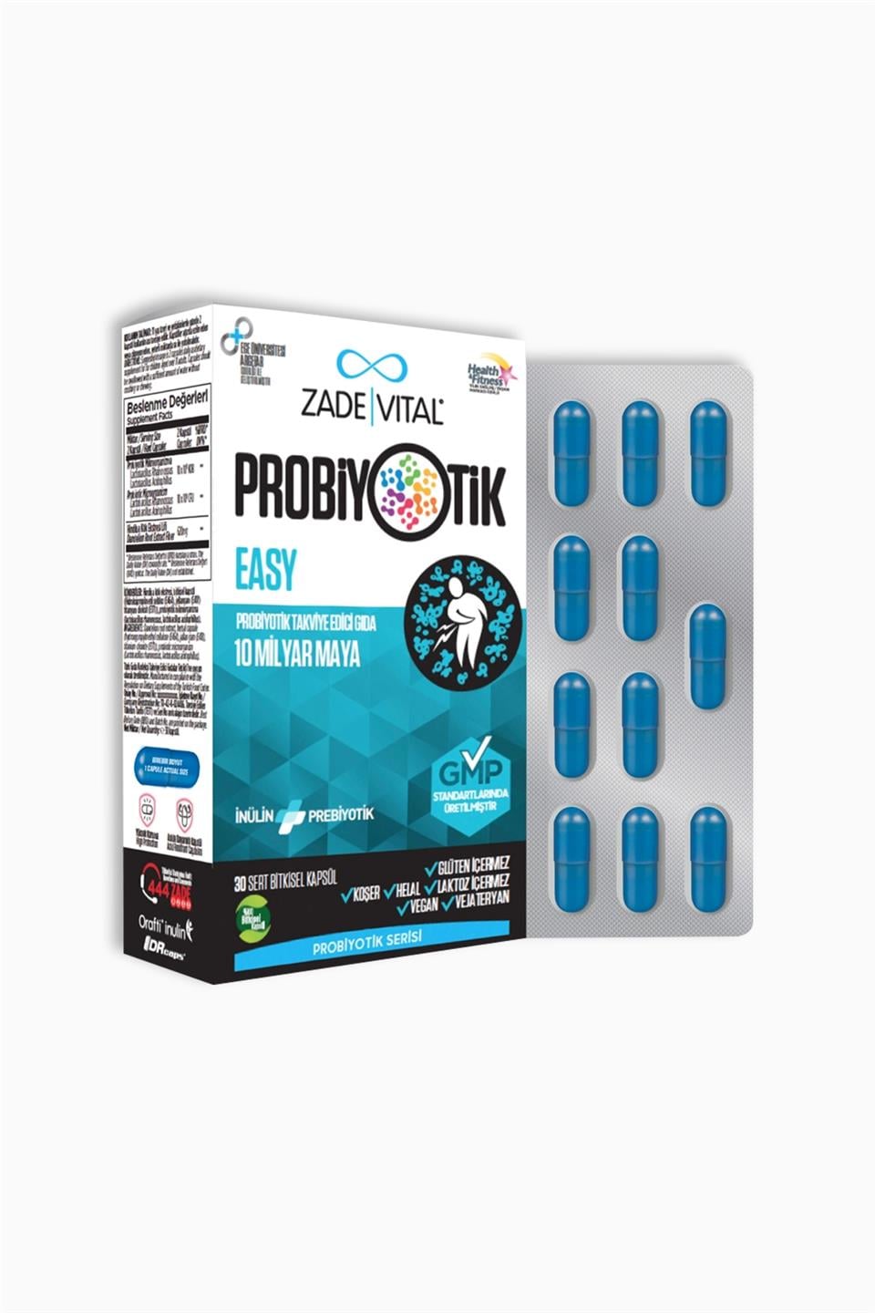 Zade Vital Probiotics Easy 15 Kapsül