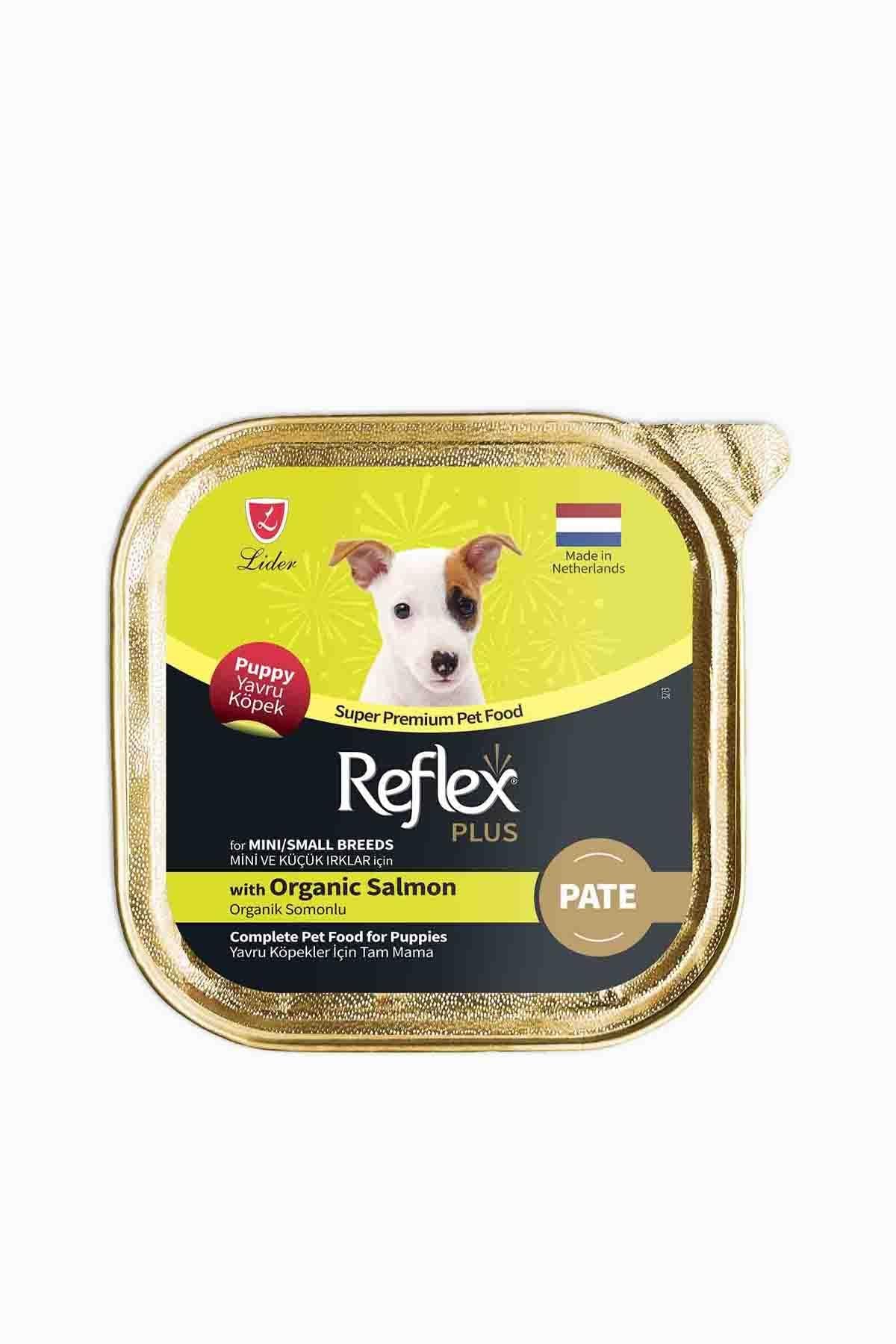 Reflex Plus Pate Somonlu Mini Ve Küçük Irklar İçin Yavru Köpek Maması 85 Gr