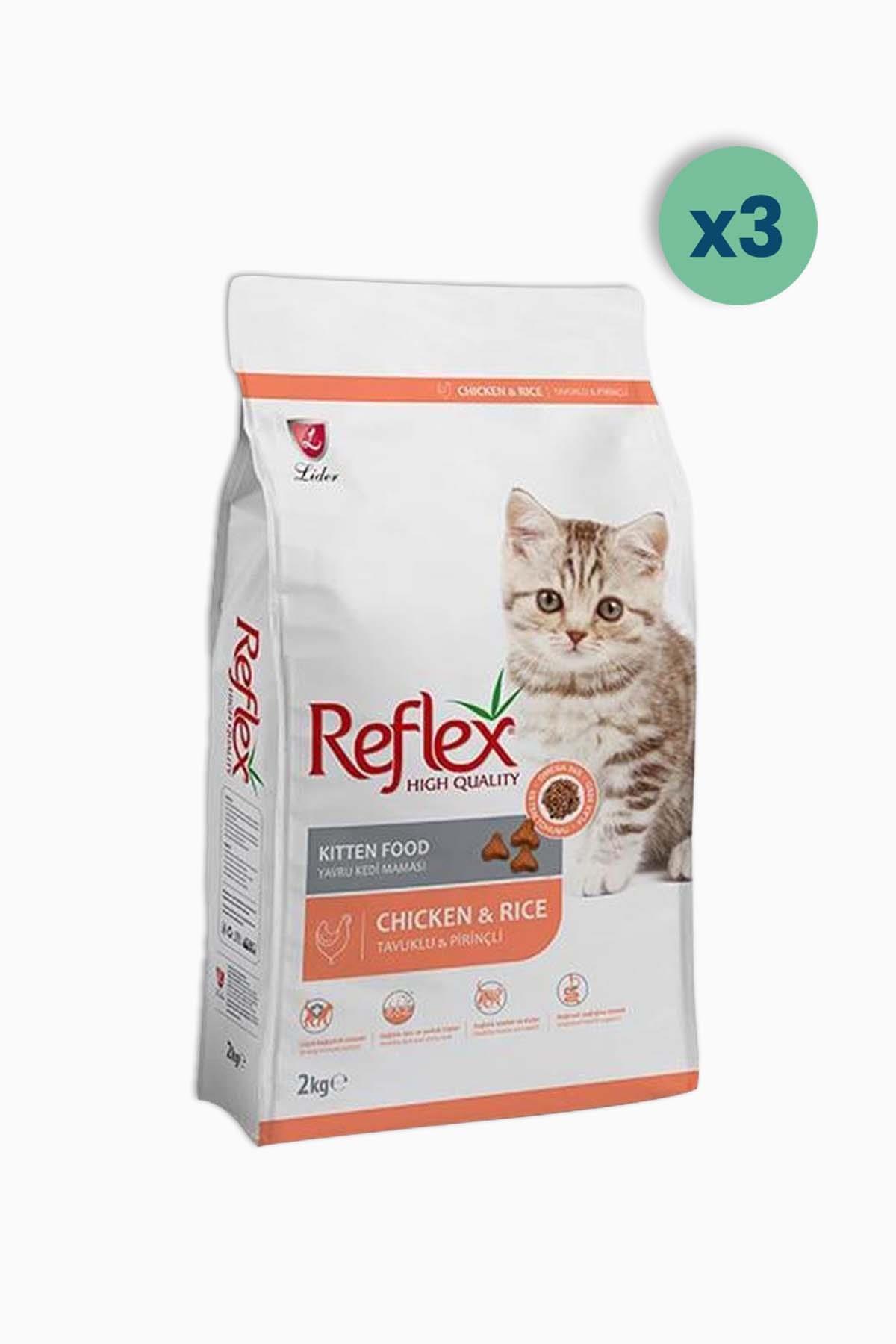 Reflex Tavuklu ve Pirinçli Yavru Kedi Maması 2 Kg - 3 adet