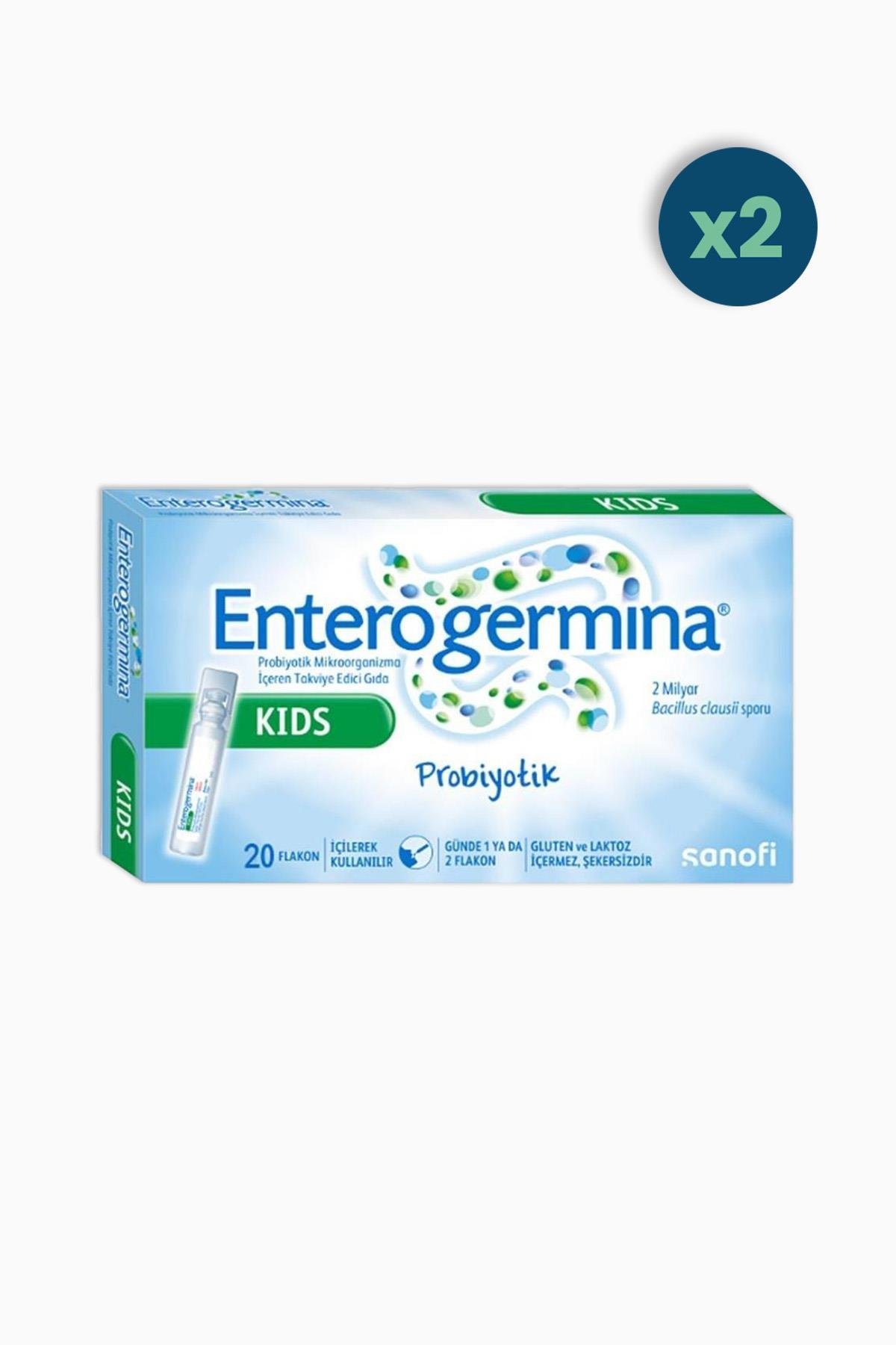 Enterogermina Kids 5 ml × 20 Flakon 2 Adet