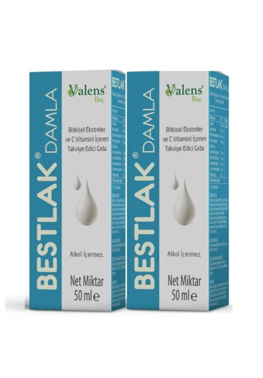 Bestlak Bitkisel Ekstreler İçeren Takviye Edici Gıda 50 ml 2 Adet