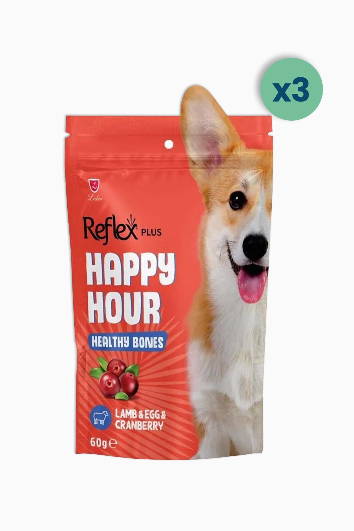 Reflex Happy Hour Sağlıklı Kemikler İçin Destekleyici Köpek Ödül Maması 60 G 3 Adet