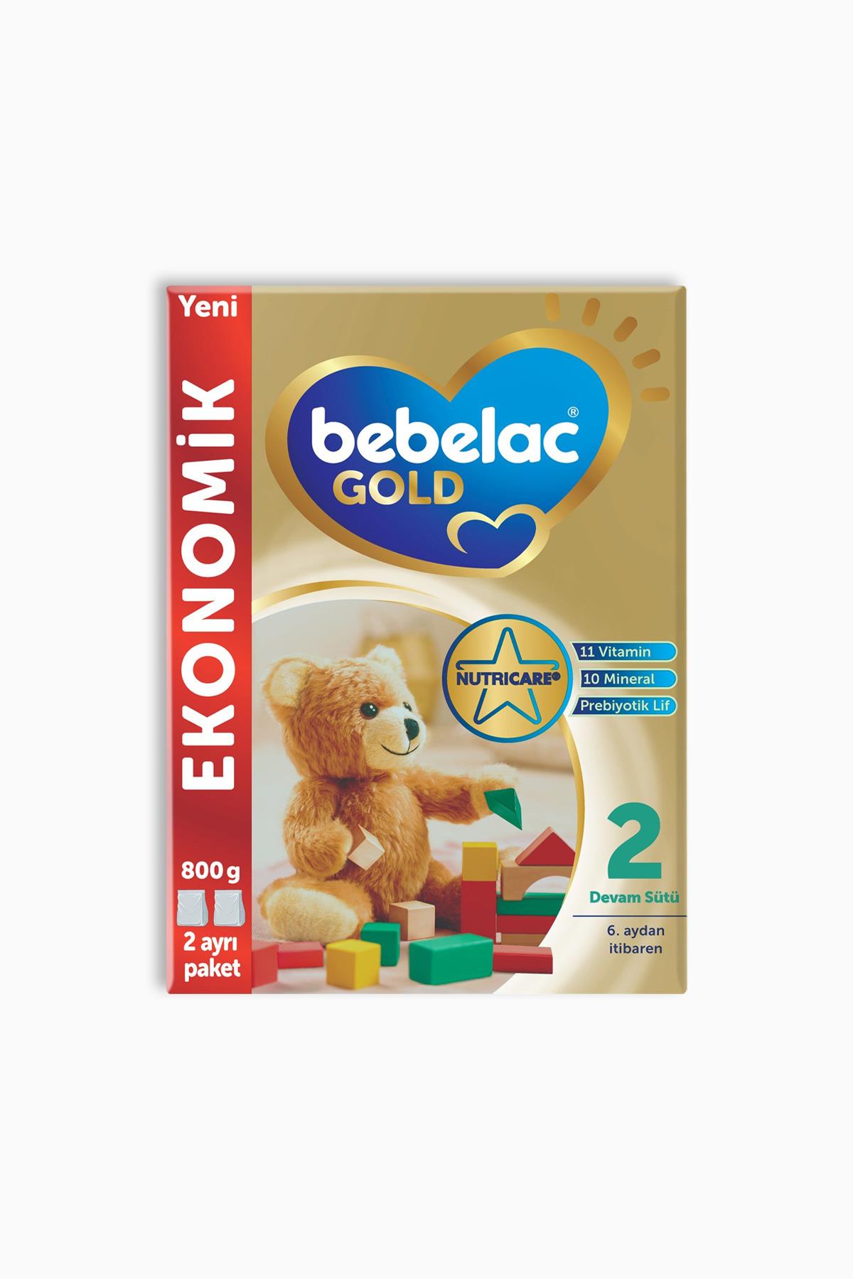 Bebelac Gold 2 Devam Sütü 6 Ay+ 800 gr