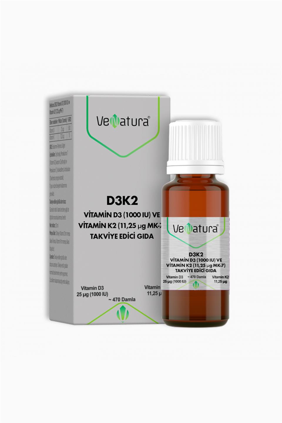 Venatura D3 K2 Damla 20 ml