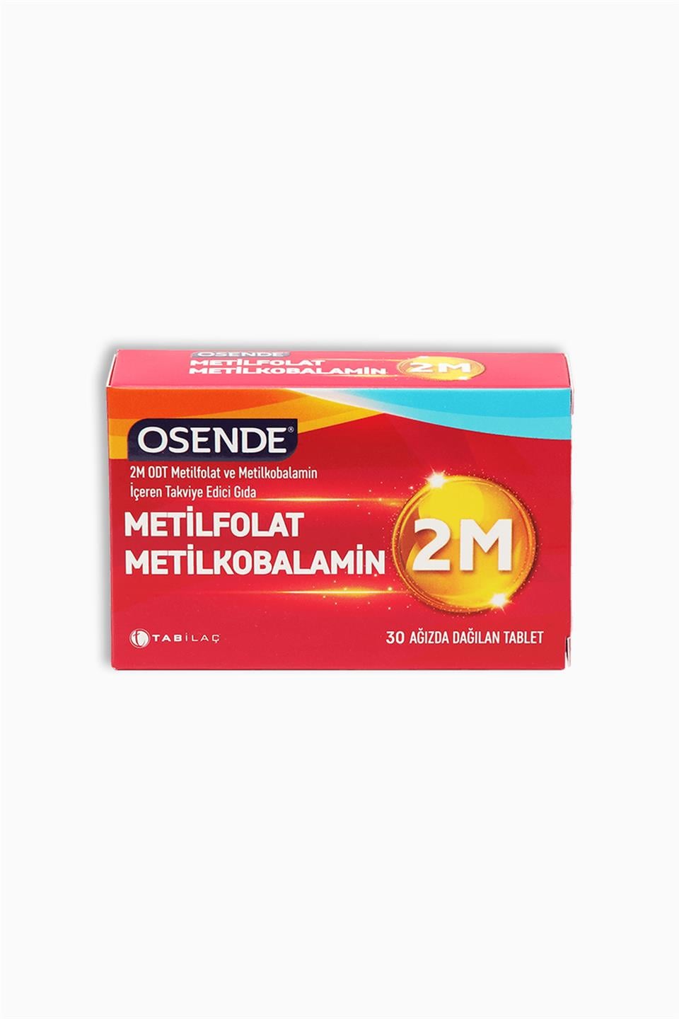 Osende 2M ODT Metilfolat & Metilkobalamin 30 Ağızda Dağılan Tablet