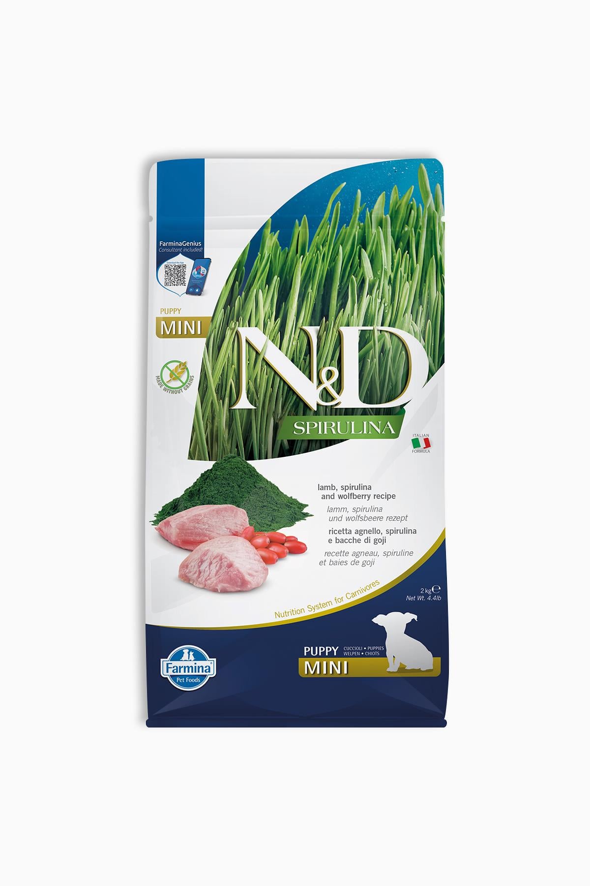 N&D Spirulina Kuzu Etli 2 kg Küçük Irk Yavru Köpek Maması